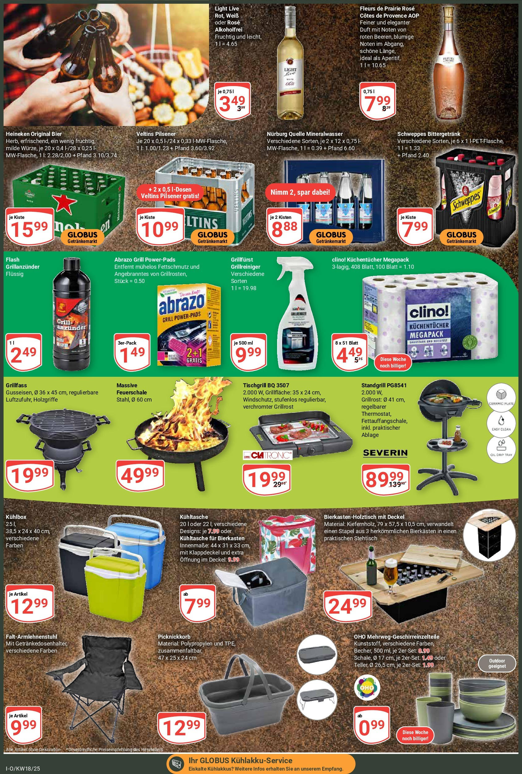 Globus - Globus: Wochenangebote (ab 27.04.2025) » Angebote online | Seite: 7 | Produkte: Grill, Box, Schweppes, Mineralwasser