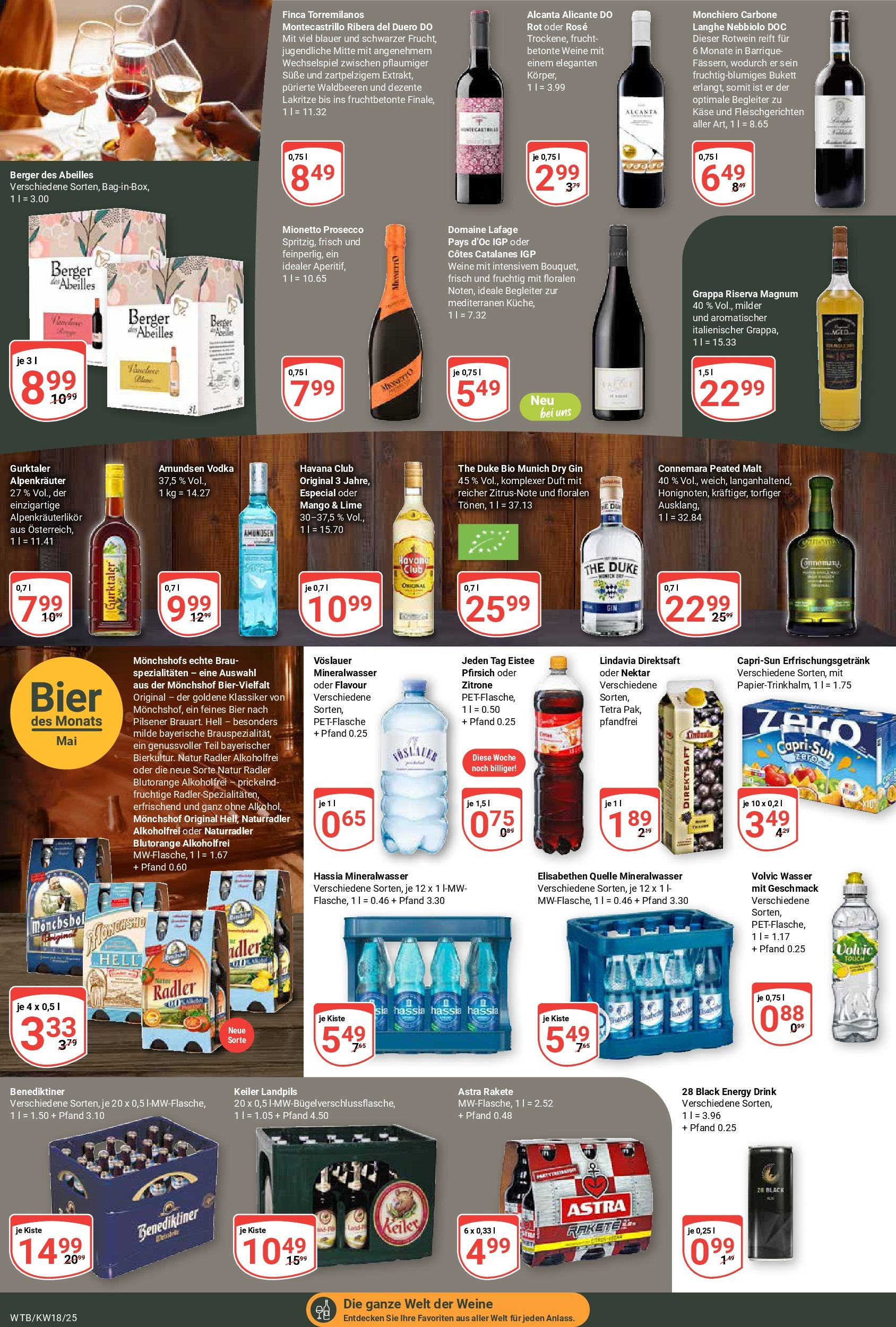 Globus - Globus: Wochenangebote (ab 27.04.2025) » Angebote online | Seite: 19 | Produkte: Capri sun, Energy, Gin, Whiskey