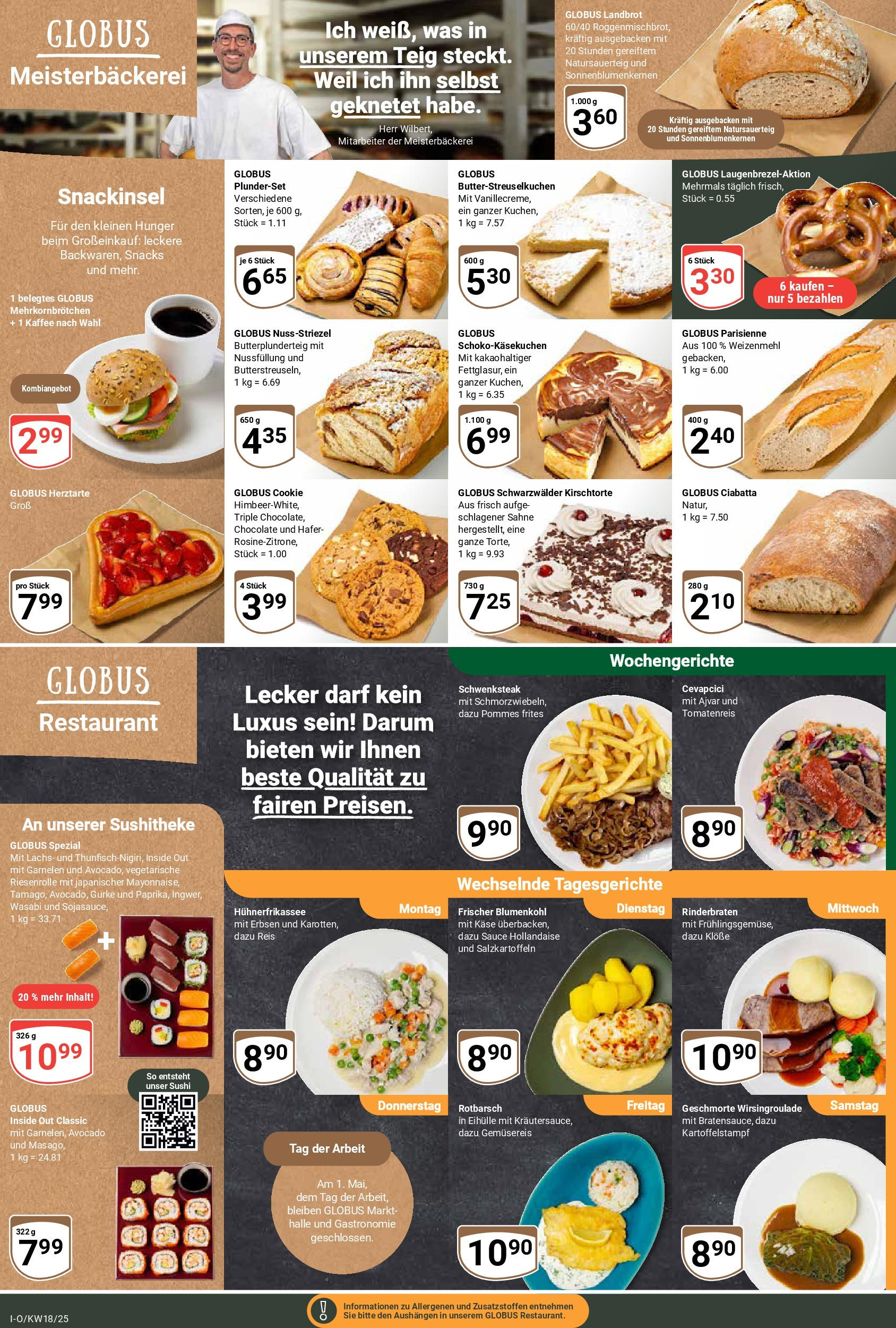 Globus - Globus: Wochenangebote (ab 27.04.2025) » Angebote online | Seite: 12 | Produkte: Käse, Pommes frites, Lachs, Steak