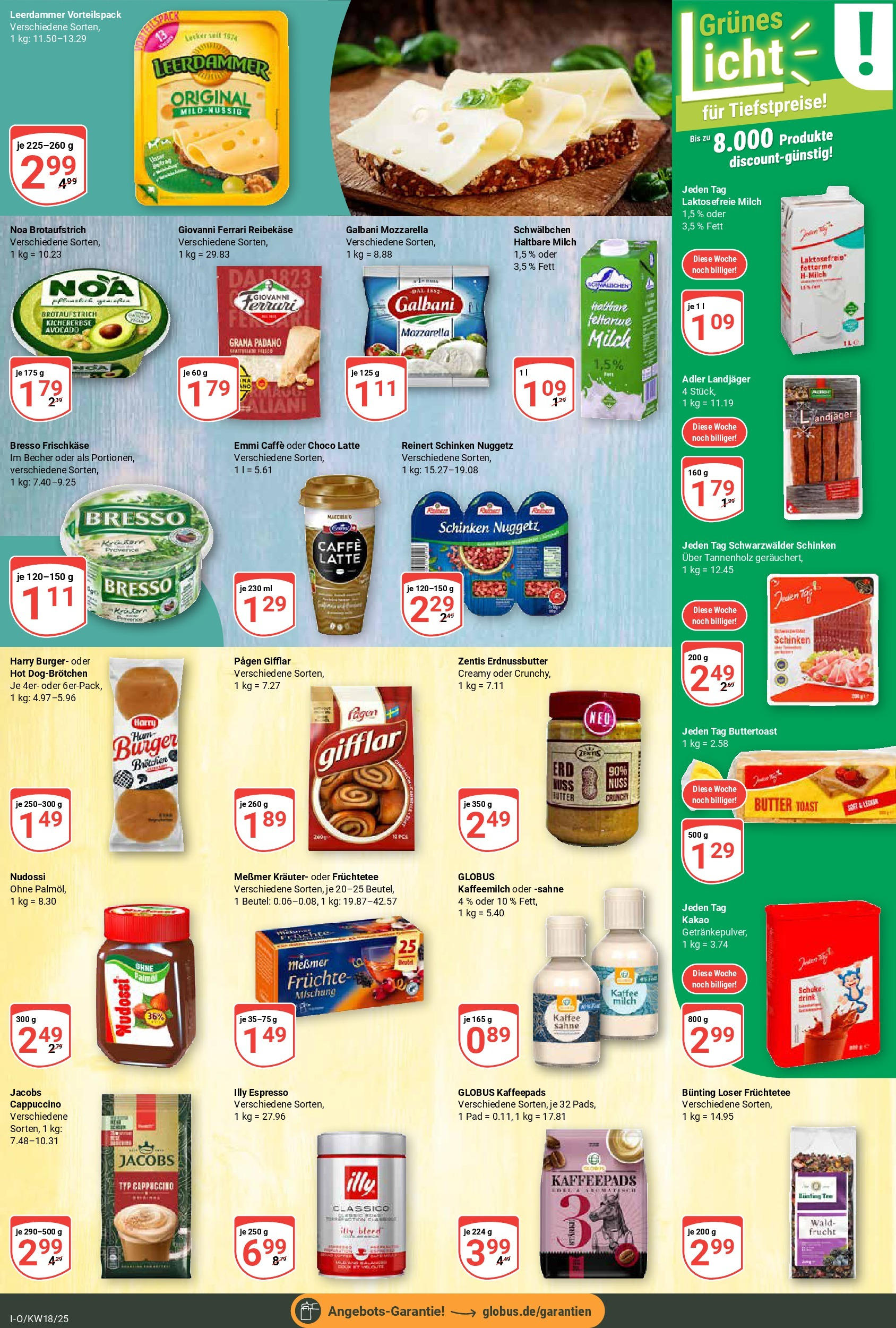 Globus - Globus: Wochenangebote (ab 27.04.2025) » Angebote online | Seite: 17 | Produkte: Bresso, Schinken, Reibekase, Sahne