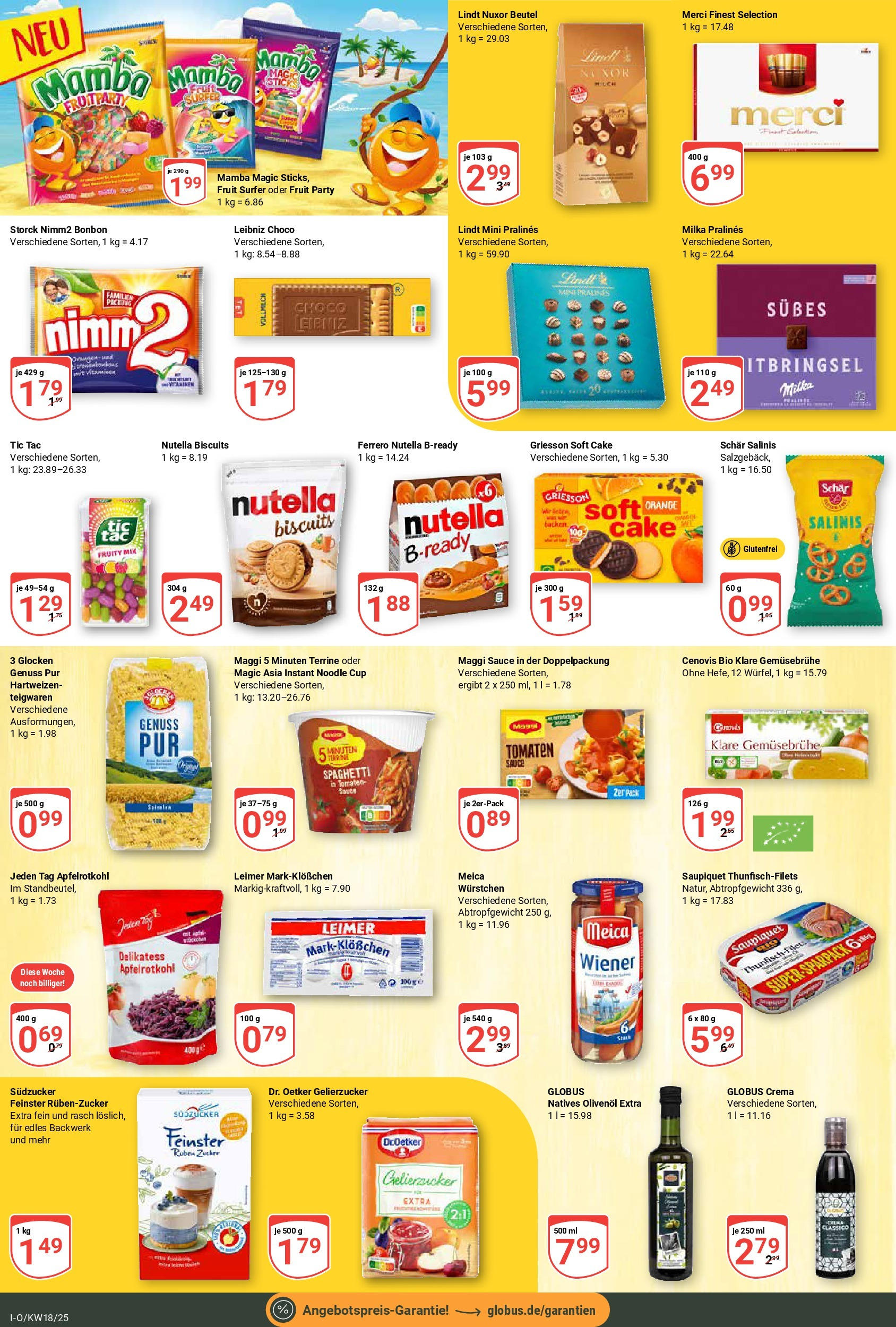 Globus - Globus: Wochenangebote (ab 27.04.2025) » Angebote online | Seite: 19 | Produkte: Maggi, Milch, Milka, Maggi 5 minuten terrine