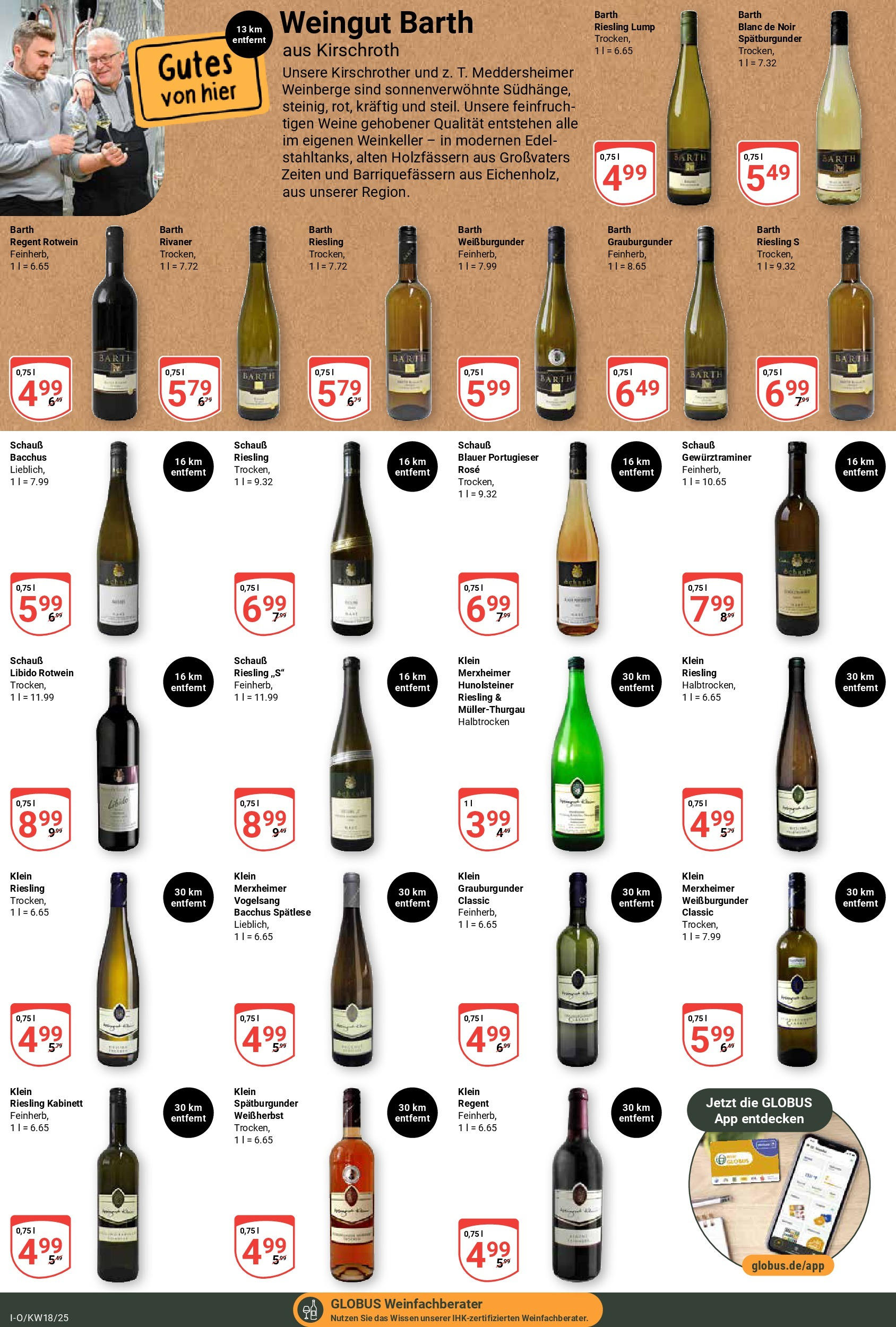 Globus - Globus: Wochenangebote (ab 27.04.2025) » Angebote online | Seite: 20 | Produkte: Rotwein