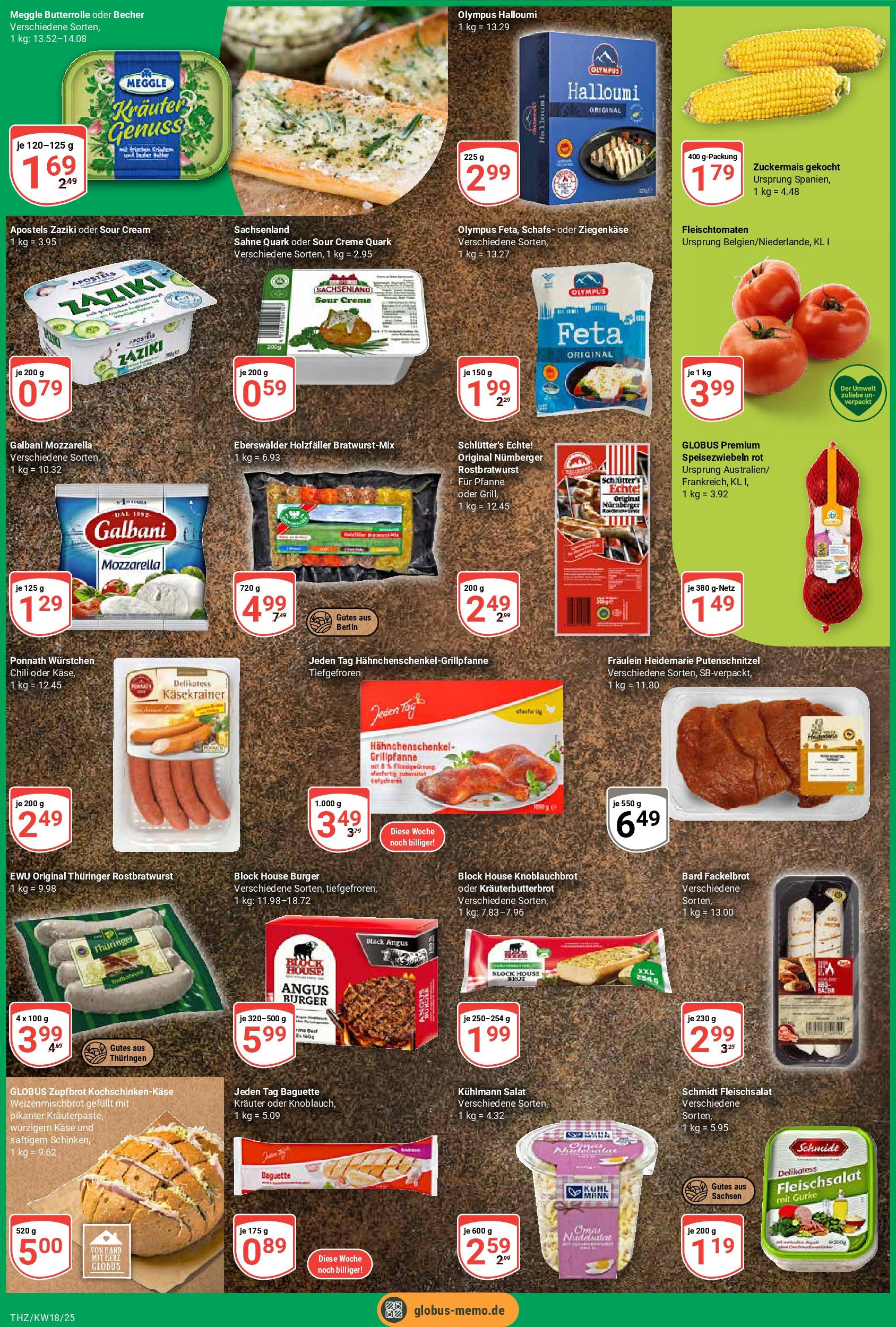 Globus - Globus: Wochenangebote (ab 27.04.2025) » Angebote online | Seite: 2 | Produkte: Feta, Käse, Ziegenkäse, Sahne