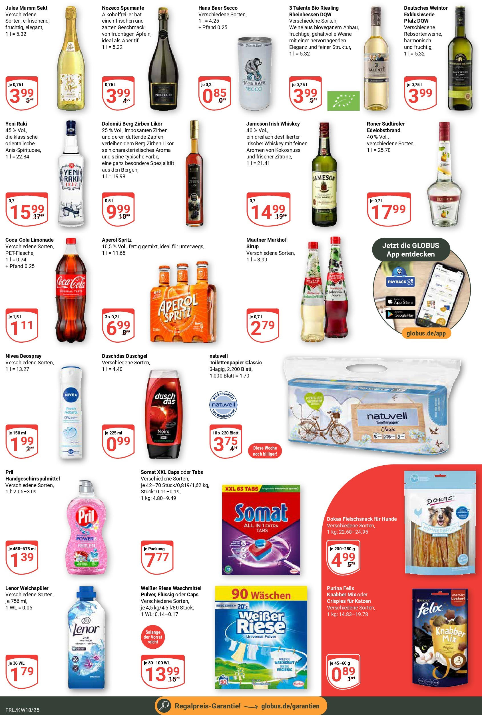 Globus - Globus: Wochenangebote (ab 27.04.2025) » Angebote ab Montag | Seite: 3 | Produkte: Mumm sekt, Coca cola, Sekt, Waschmittel Globus - Globus: Wochenangebote (ab 27.04.2025) » Angebote online | Seite: 3 | Produkte: Mumm sekt, Coca cola, Sekt, Waschmittel