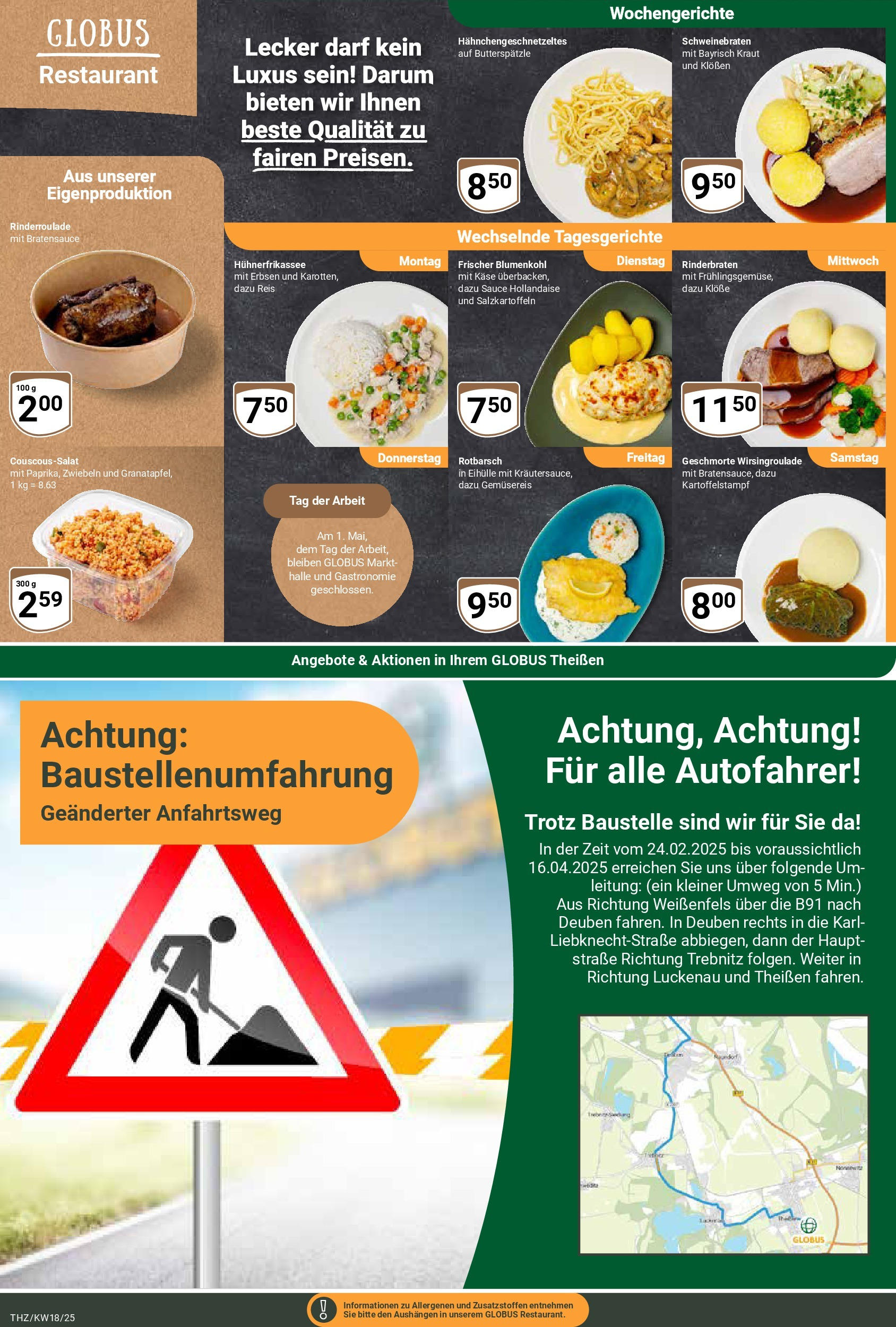 Globus - Globus: Wochenangebote (ab 27.04.2025) » Angebote online | Seite: 12 | Produkte: Rinderbraten, Granatapfel, Kraut, Blumenkohl