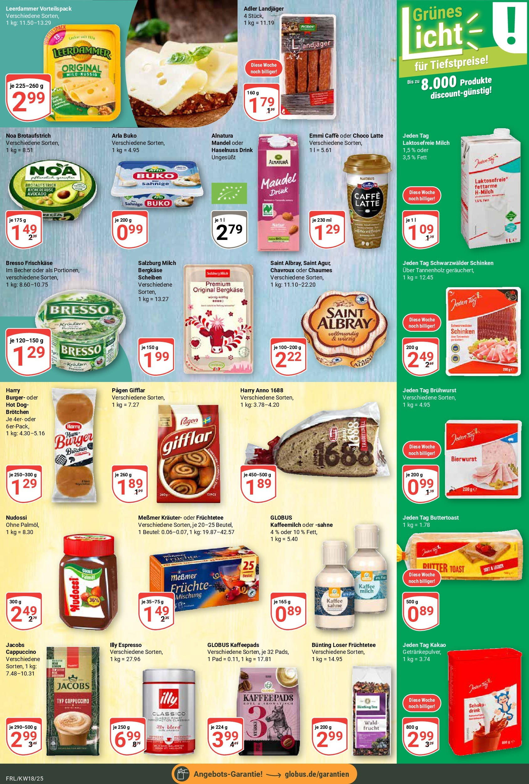 Globus - Globus: Wochenangebote (ab 27.04.2025) » Angebote ab Montag | Seite: 11 | Produkte: Kaffee, Toast, Burger, Sahne Globus - Globus: Wochenangebote (ab 27.04.2025) » Angebote online | Seite: 11 | Produkte: Kaffee, Toast, Burger, Sahne