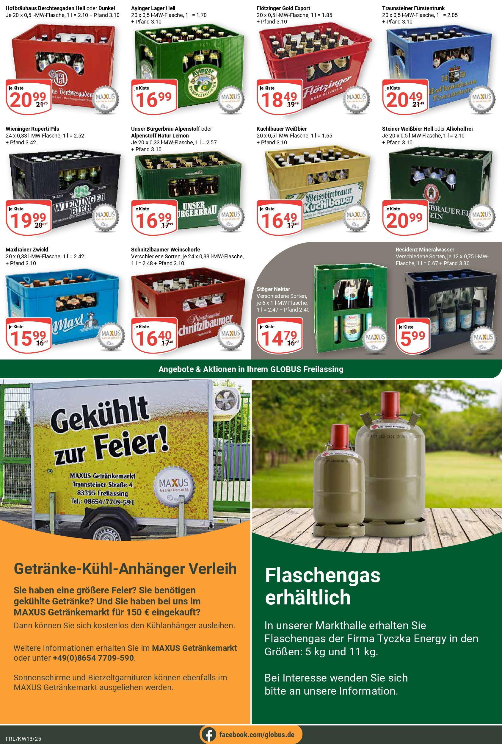 Globus - Globus: Wochenangebote (ab 27.04.2025) » Angebote ab Montag | Seite: 18 | Produkte: Energy, Pils, Mineralwasser, Weinschorle Globus - Globus: Wochenangebote (ab 27.04.2025) » Angebote online | Seite: 18 | Produkte: Energy, Pils, Mineralwasser, Weinschorle