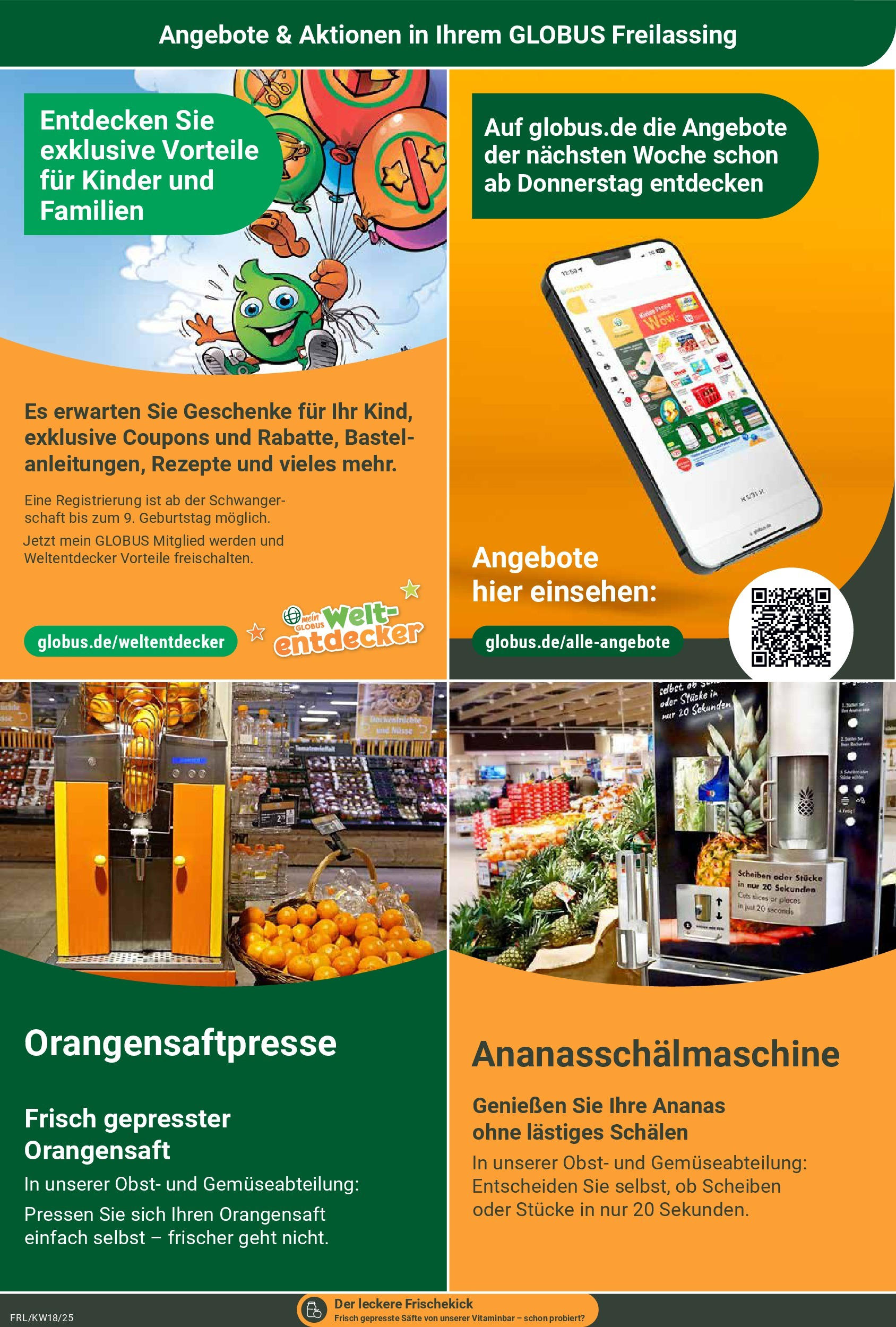 Globus - Globus: Wochenangebote (ab 27.04.2025) » Angebote ab Montag | Seite: 19 | Produkte: Ananas, Orangensaft, Obst Globus - Globus: Wochenangebote (ab 27.04.2025) » Angebote online | Seite: 19 | Produkte: Ananas, Orangensaft, Obst