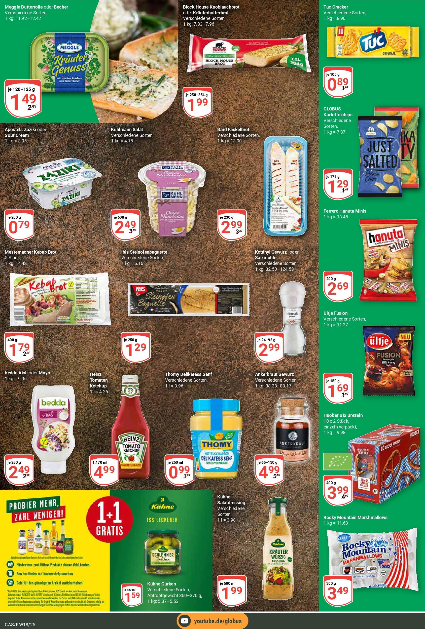 Globus - Globus: Wochenangebote (ab 27.04.2025) » Angebote online | Seite: 19 | Produkte: Dressing, Tomaten, Chips, Salat