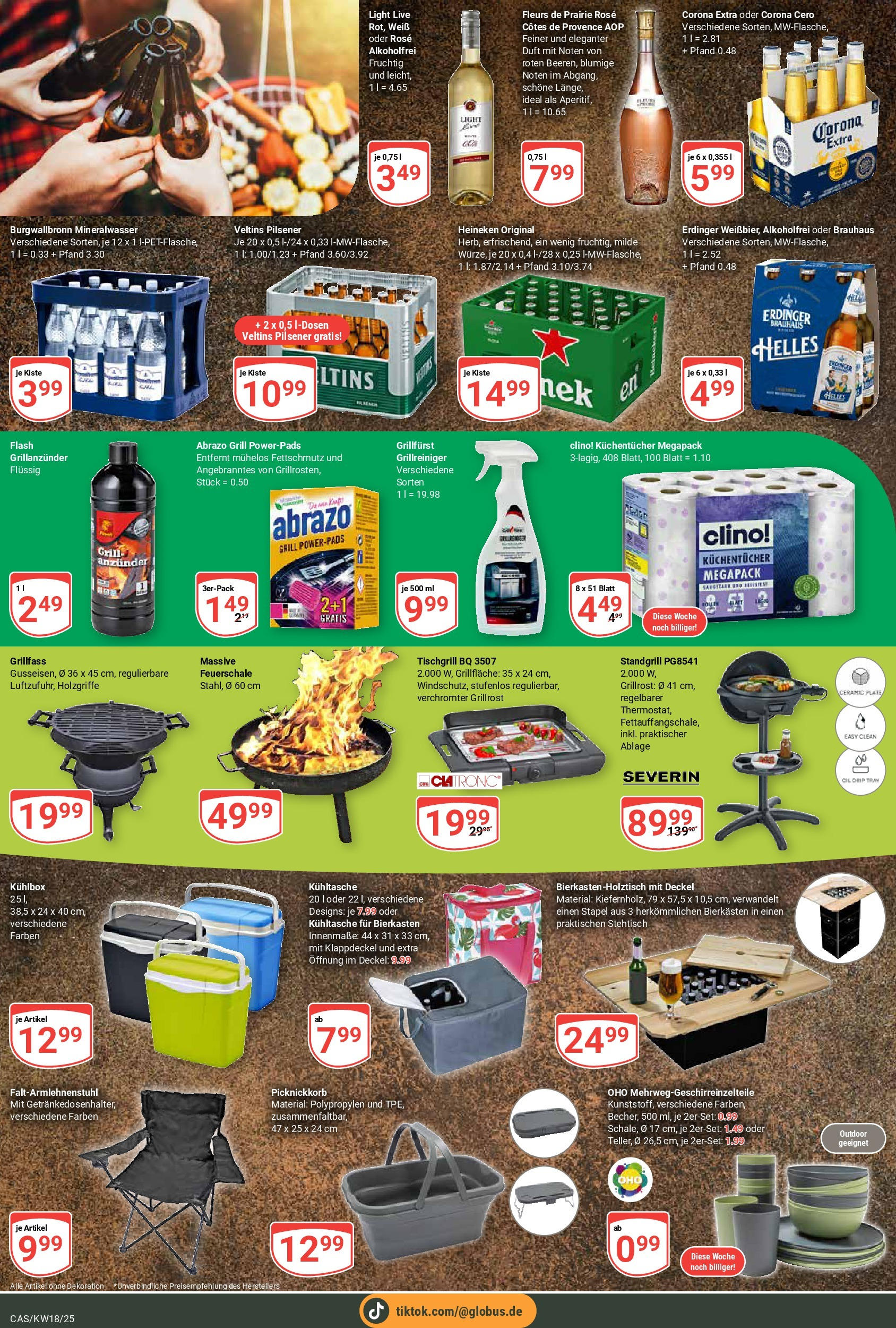 Globus - Globus: Wochenangebote (ab 27.04.2025) » Angebote online | Seite: 20 | Produkte: Grill, Duft, Mineralwasser, Veltins
