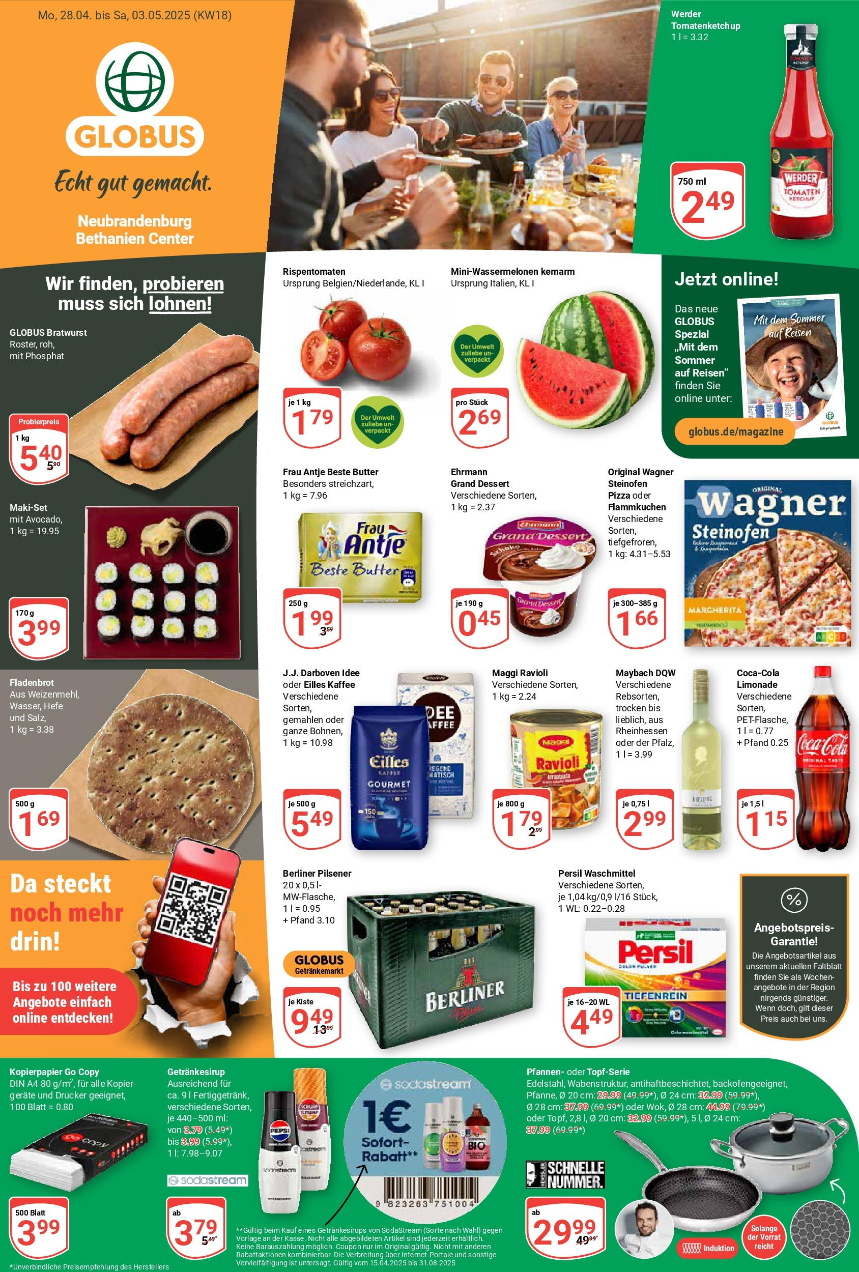 Globus - Globus: Wochenangebote (ab 27.04.2025) » Angebote online | Seite: 3 | Produkte: Berliner, Maggi, Drucker, Persil