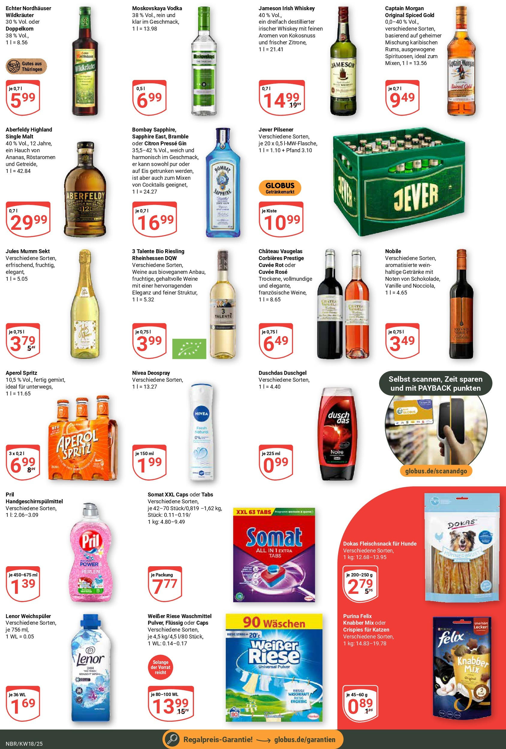 Globus - Globus: Wochenangebote (ab 27.04.2025) » Angebote online | Seite: 5 | Produkte: Mumm sekt, Sekt, Jameson, Wein
