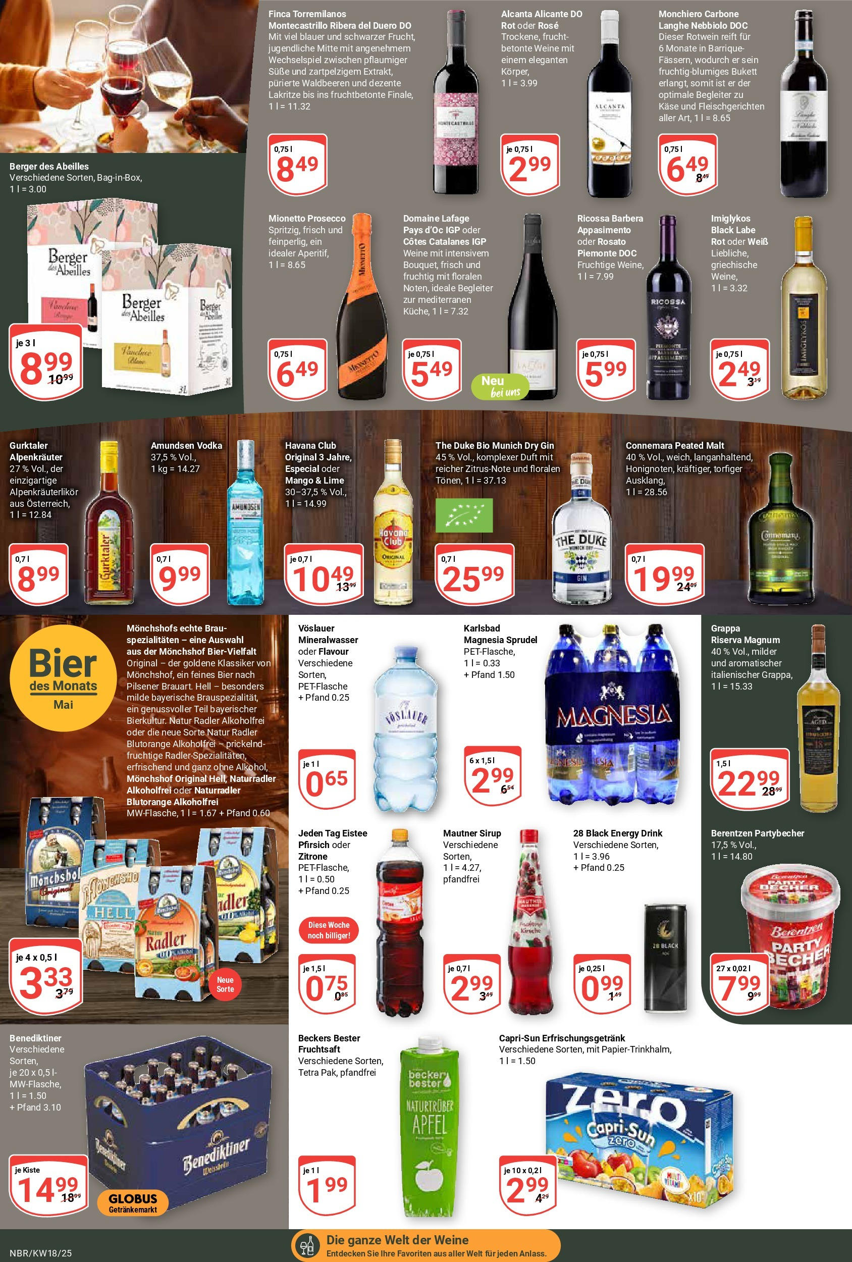 Globus - Globus: Wochenangebote (ab 27.04.2025) » Angebote online | Seite: 17 | Produkte: Energy, Bier, Rotwein, Äpfel
