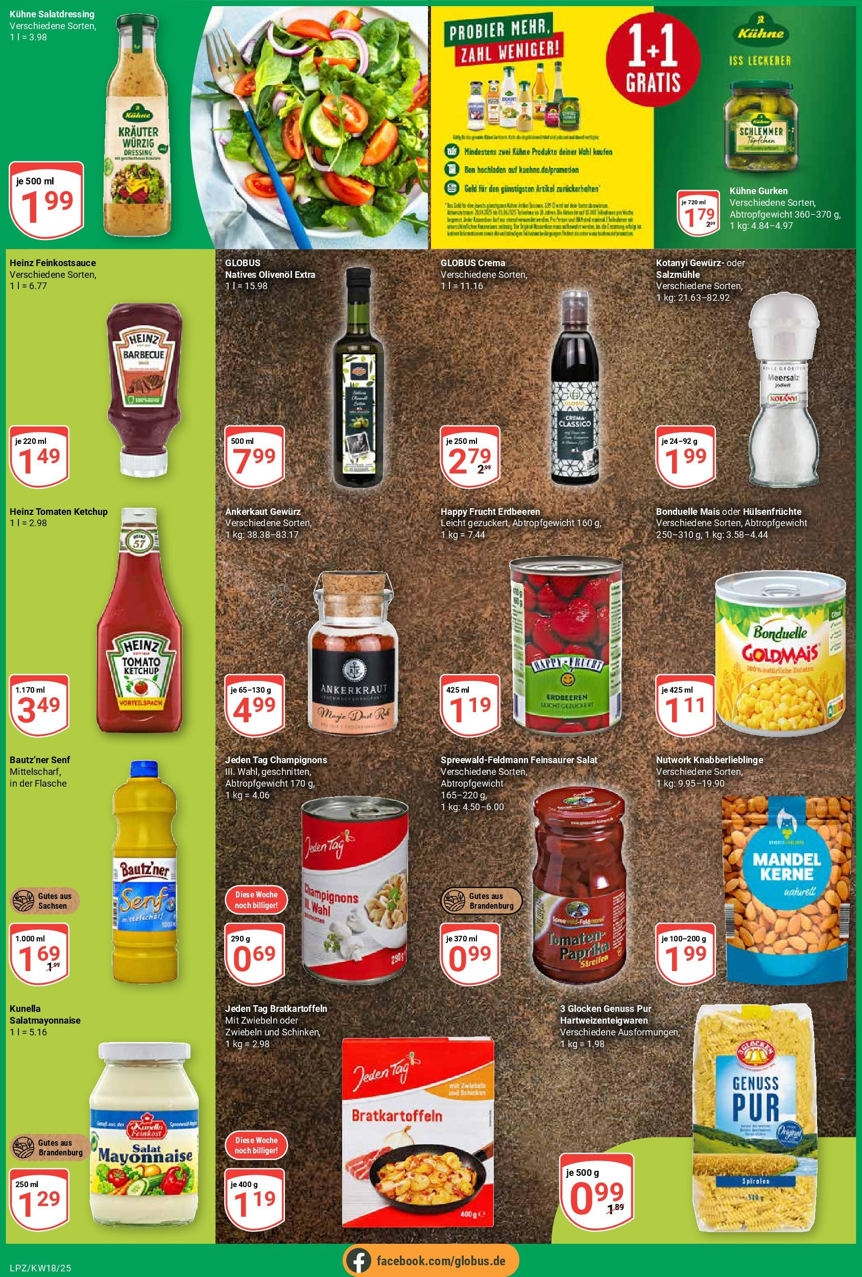 Globus - Globus: Wochenangebote (ab 27.04.2025) » Angebote ab Montag | Seite: 4 | Produkte: Zwiebeln, Paprika, Mayonnaise, Gurken Globus - Globus: Wochenangebote (ab 27.04.2025) » Angebote online | Seite: 4 | Produkte: Zwiebeln, Paprika, Mayonnaise, Gurken