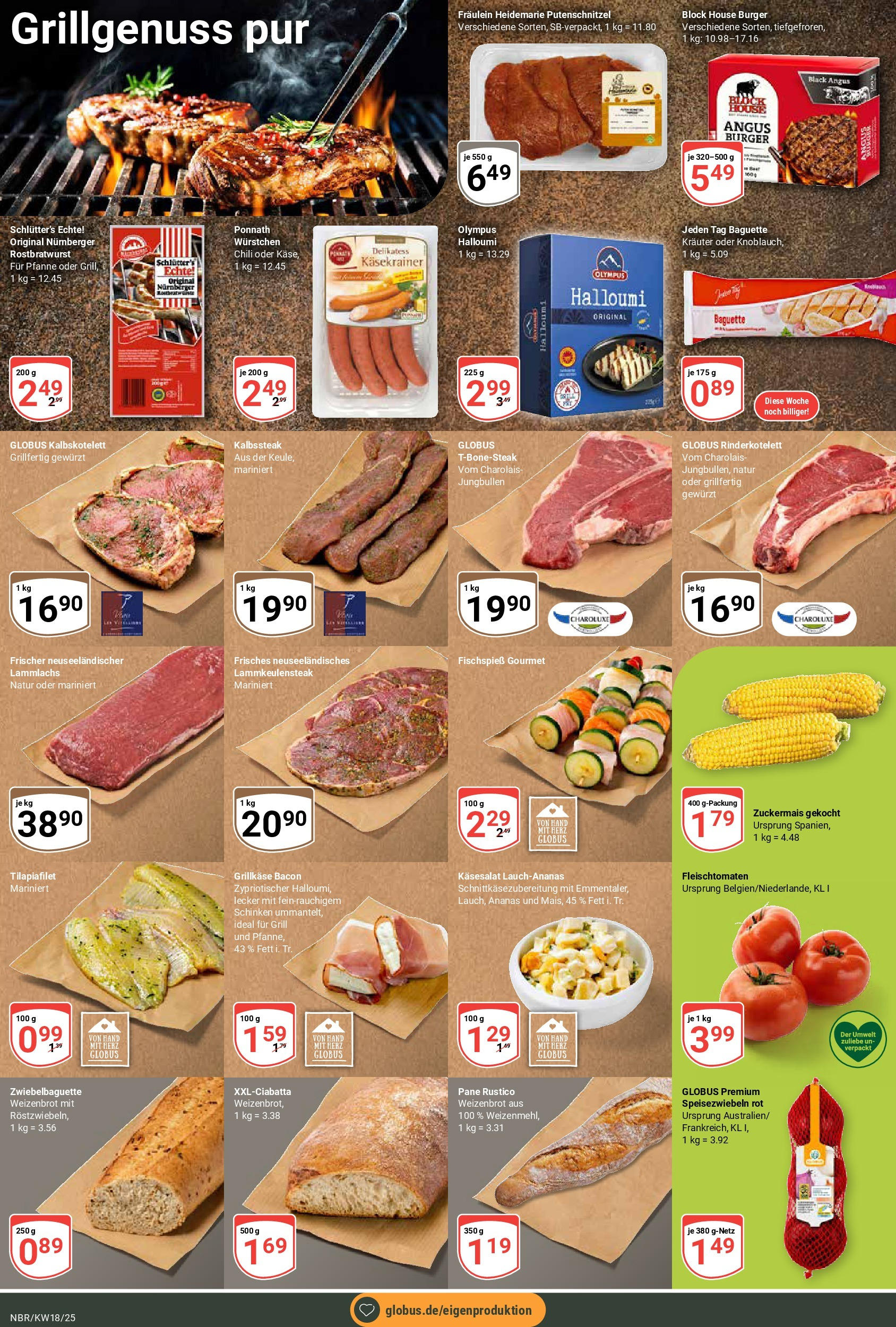 Globus - Globus: Wochenangebote (ab 27.04.2025) » Angebote online | Seite: 20 | Produkte: Pane, Putenschnitzel, Chili, Steak