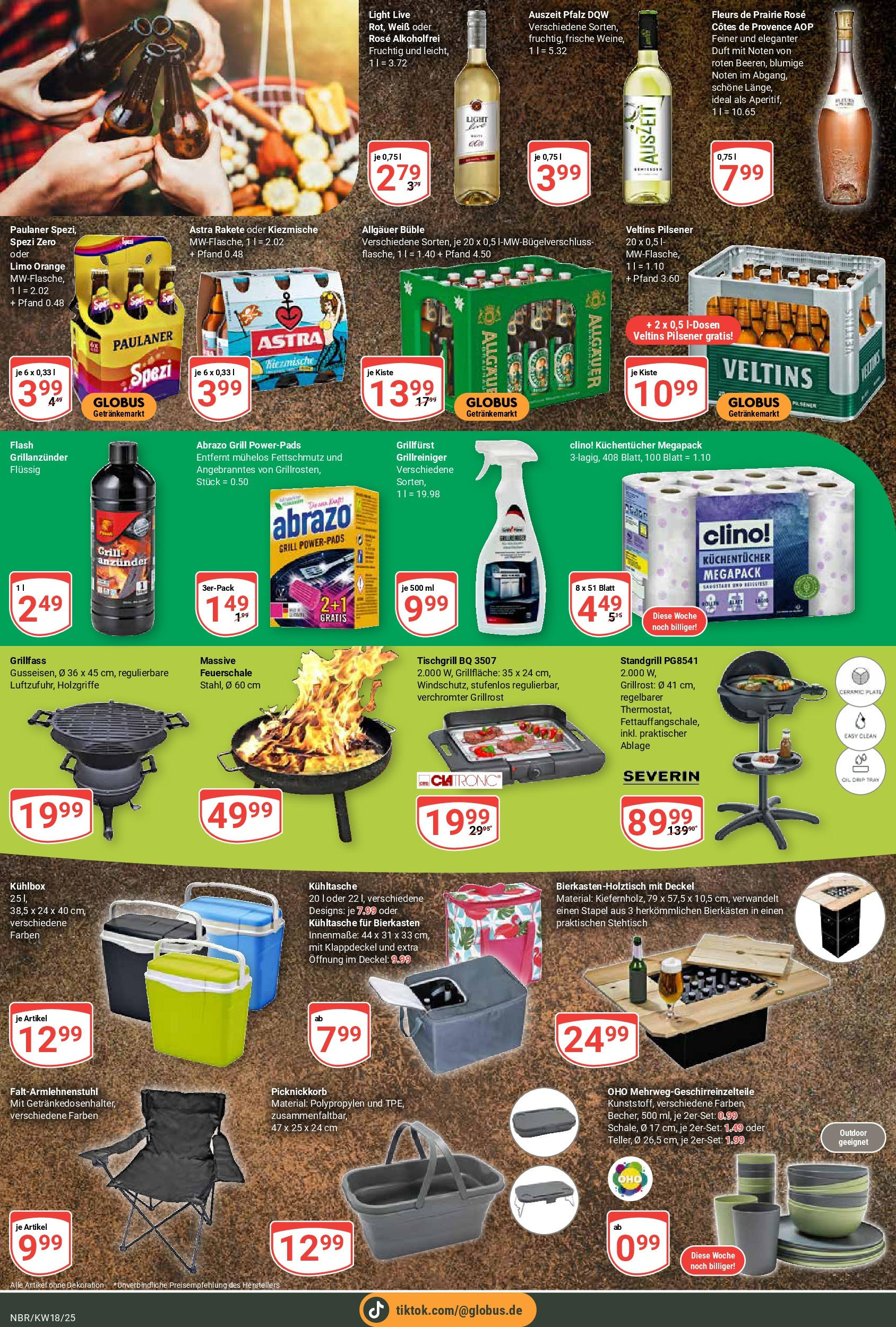 Globus - Globus: Wochenangebote (ab 27.04.2025) » Angebote online | Seite: 22 | Produkte: Grill, Box, Astra, Paulaner