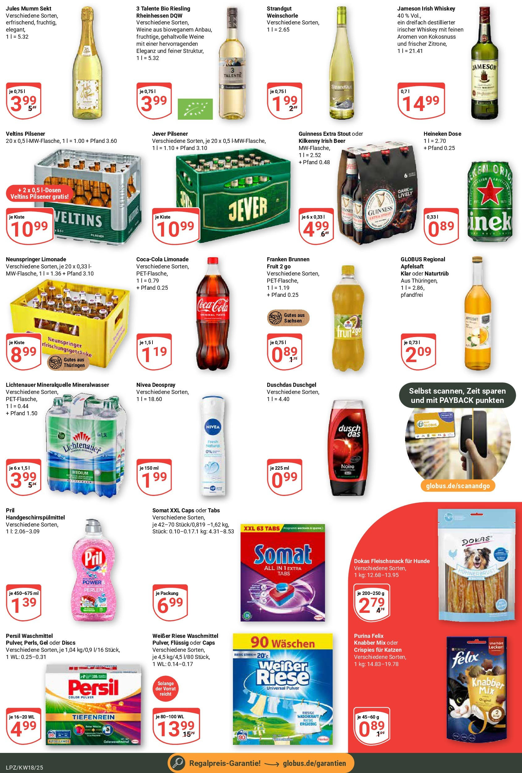Globus - Globus: Wochenangebote (ab 27.04.2025) » Angebote ab Montag | Seite: 8 | Produkte: Mumm sekt, Sekt, Limonade, Deospray Globus - Globus: Wochenangebote (ab 27.04.2025) » Angebote online | Seite: 8 | Produkte: Mumm sekt, Sekt, Limonade, Deospray