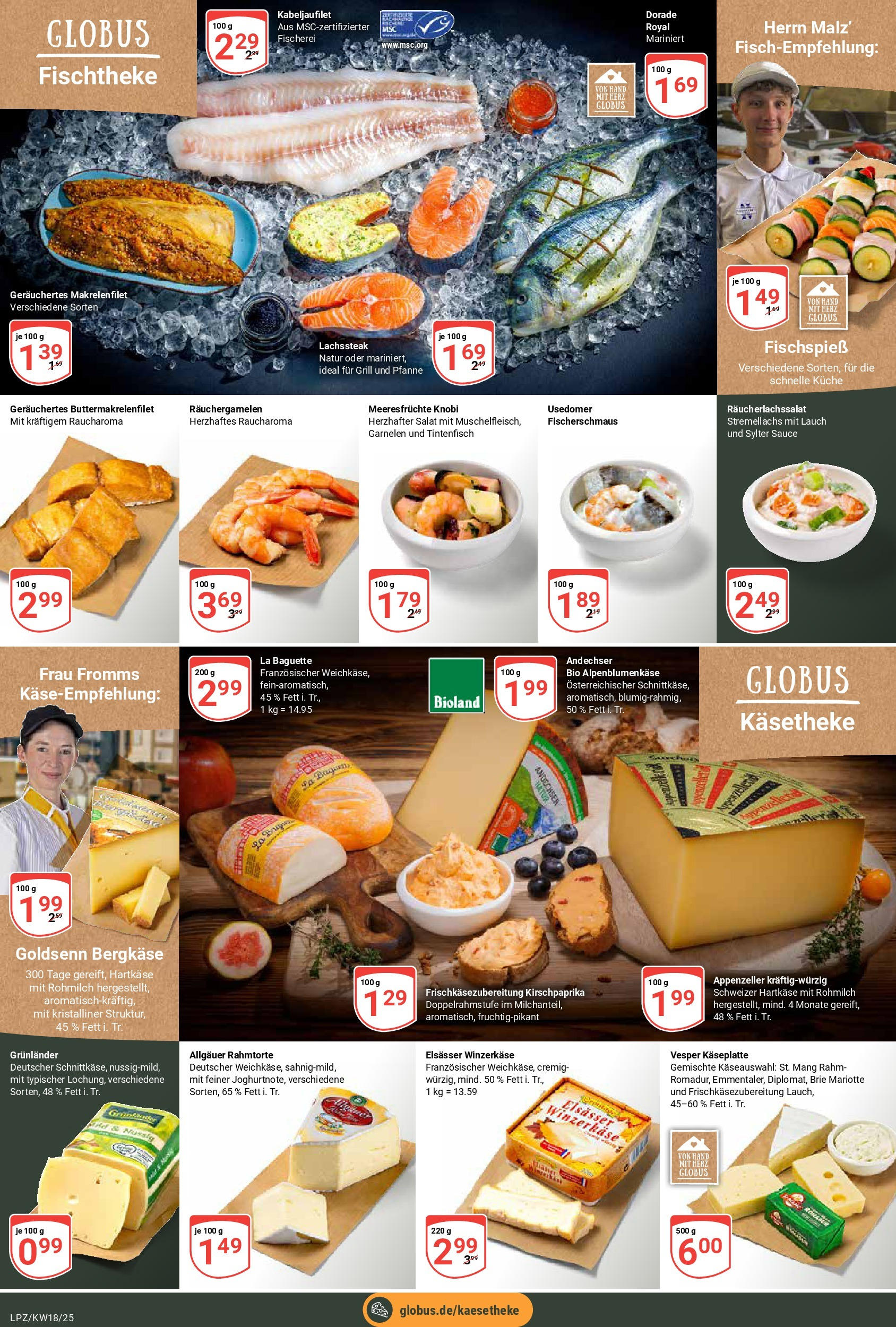 Globus - Globus: Wochenangebote (ab 27.04.2025) » Angebote ab Montag | Seite: 12 | Produkte: Dorade, Grill, Butter, Lachs Globus - Globus: Wochenangebote (ab 27.04.2025) » Angebote online | Seite: 12 | Produkte: Dorade, Grill, Butter, Lachs