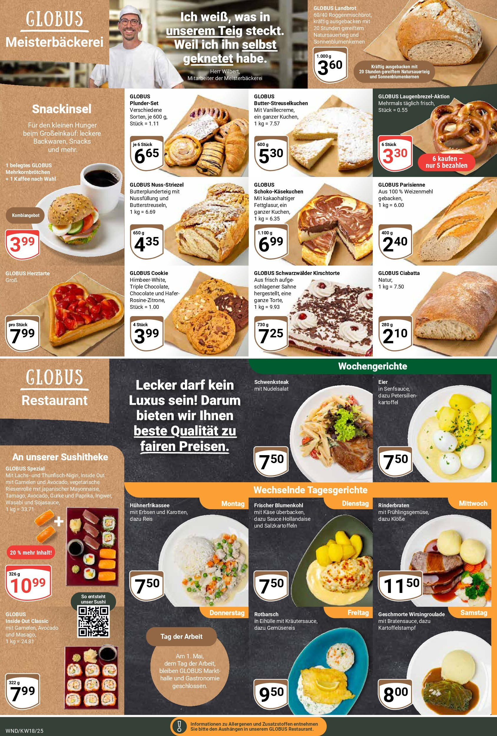 Globus - Globus: Wochenangebote (ab 27.04.2025) » Angebote ab Montag | Seite: 11 | Produkte: Eier, Kaffee, Weizenmehl, Lachs Globus - Globus: Wochenangebote (ab 27.04.2025) » Angebote online | Seite: 11 | Produkte: Eier, Kaffee, Weizenmehl, Lachs