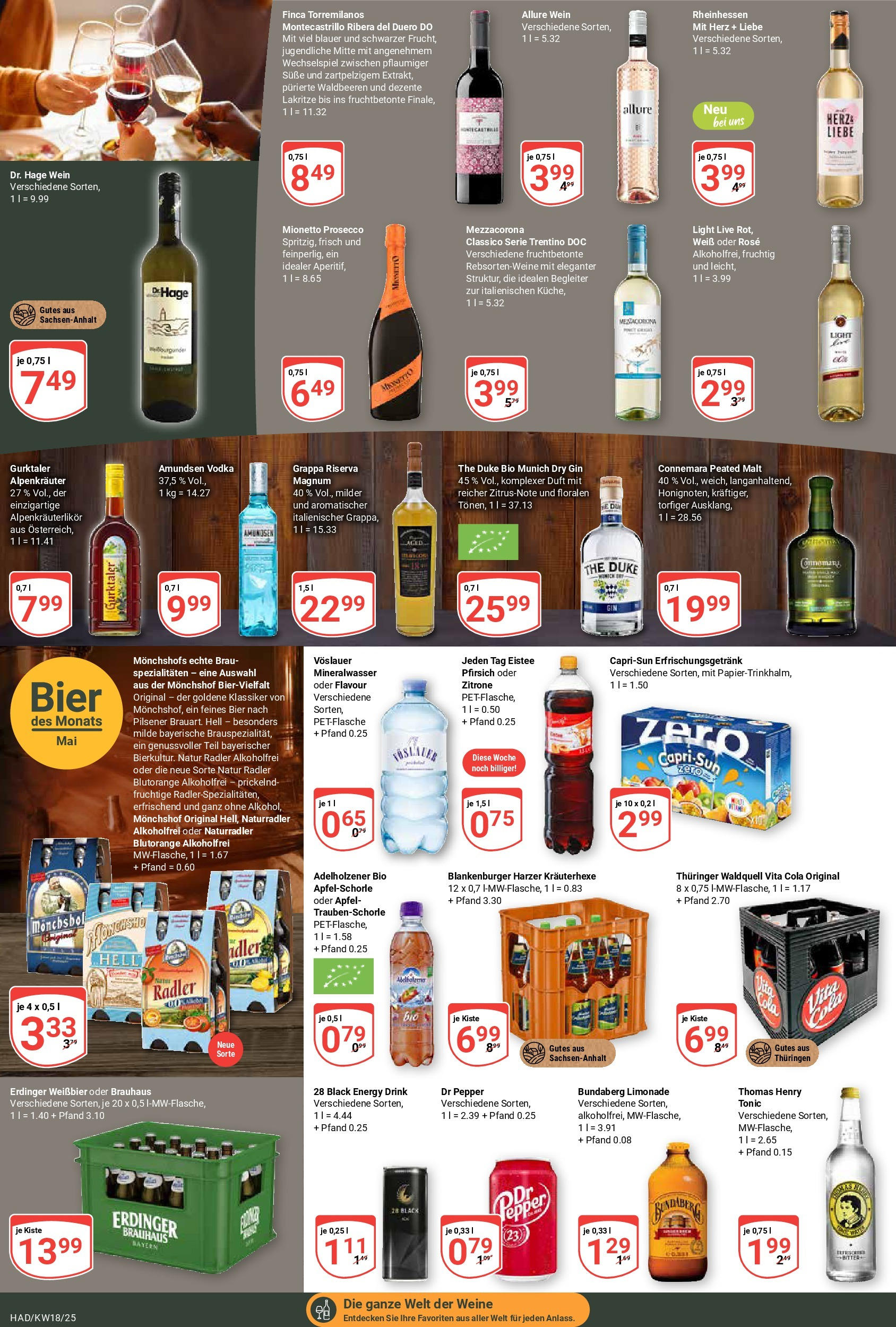 Globus - Globus: Wochenangebote (ab 27.04.2025) » Angebote online | Seite: 20 | Produkte: Cola, Weißbier, Äpfel, Prosecco