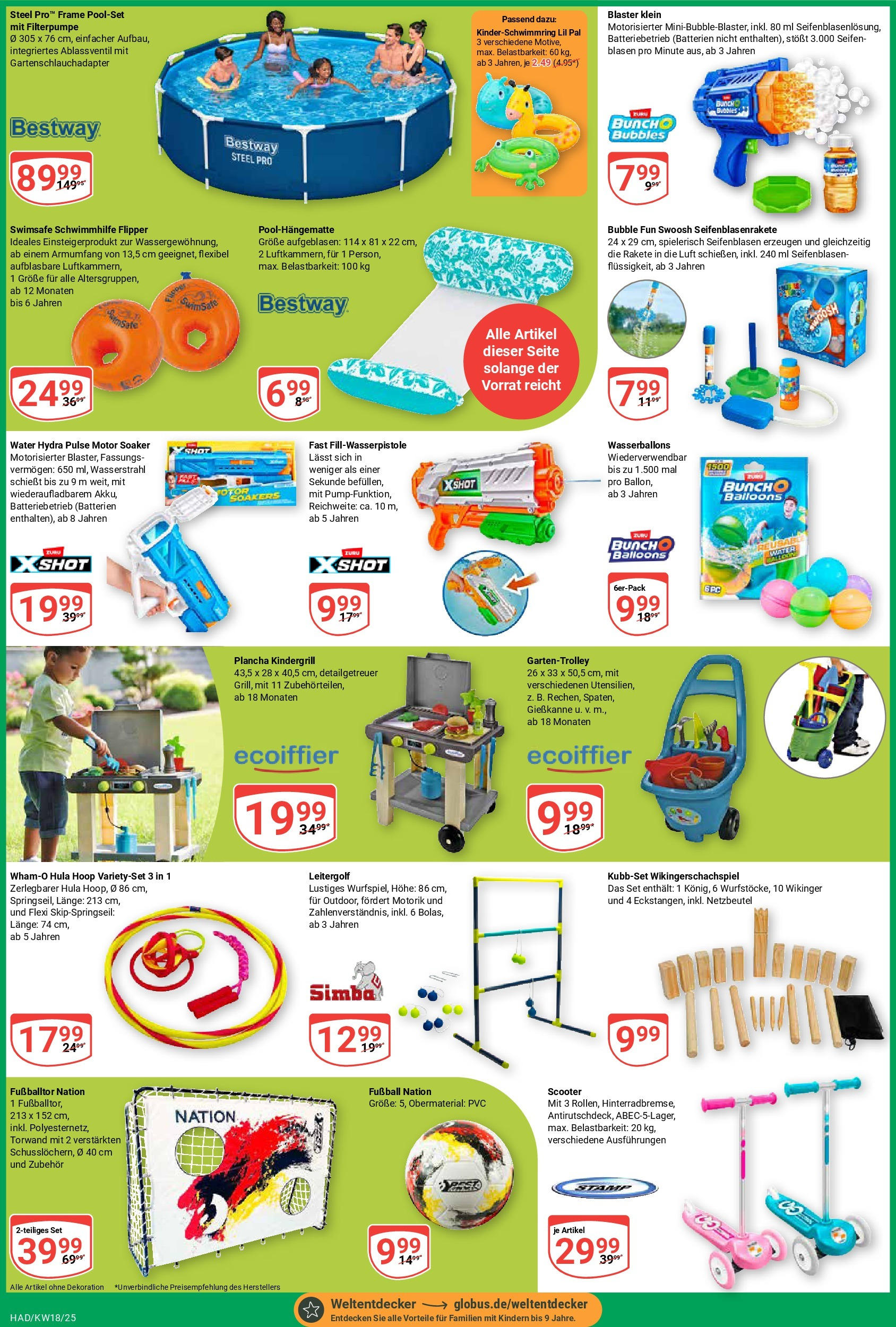 Globus - Globus: Wochenangebote (ab 27.04.2025) » Angebote online | Seite: 23 | Produkte: Grill, Scooter, Football, PC