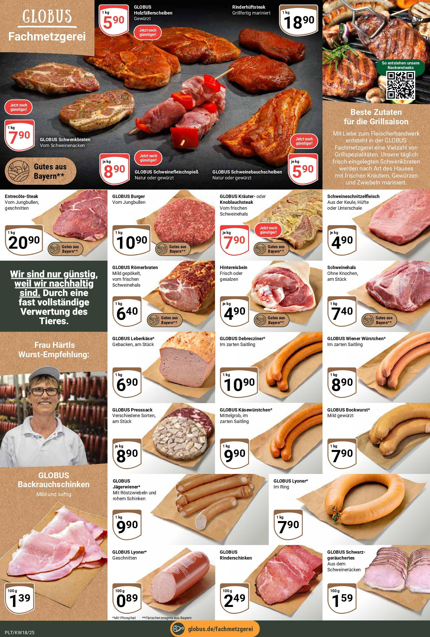 Globus - Globus: Wochenangebote (ab 27.04.2025) » Angebote ab Montag | Seite: 6 | Produkte: Nackensteaks, Schweinenacken, Zwiebeln, Schinken Globus - Globus: Wochenangebote (ab 27.04.2025) » Angebote online | Seite: 6 | Produkte: Nackensteaks, Schweinenacken, Zwiebeln, Schinken