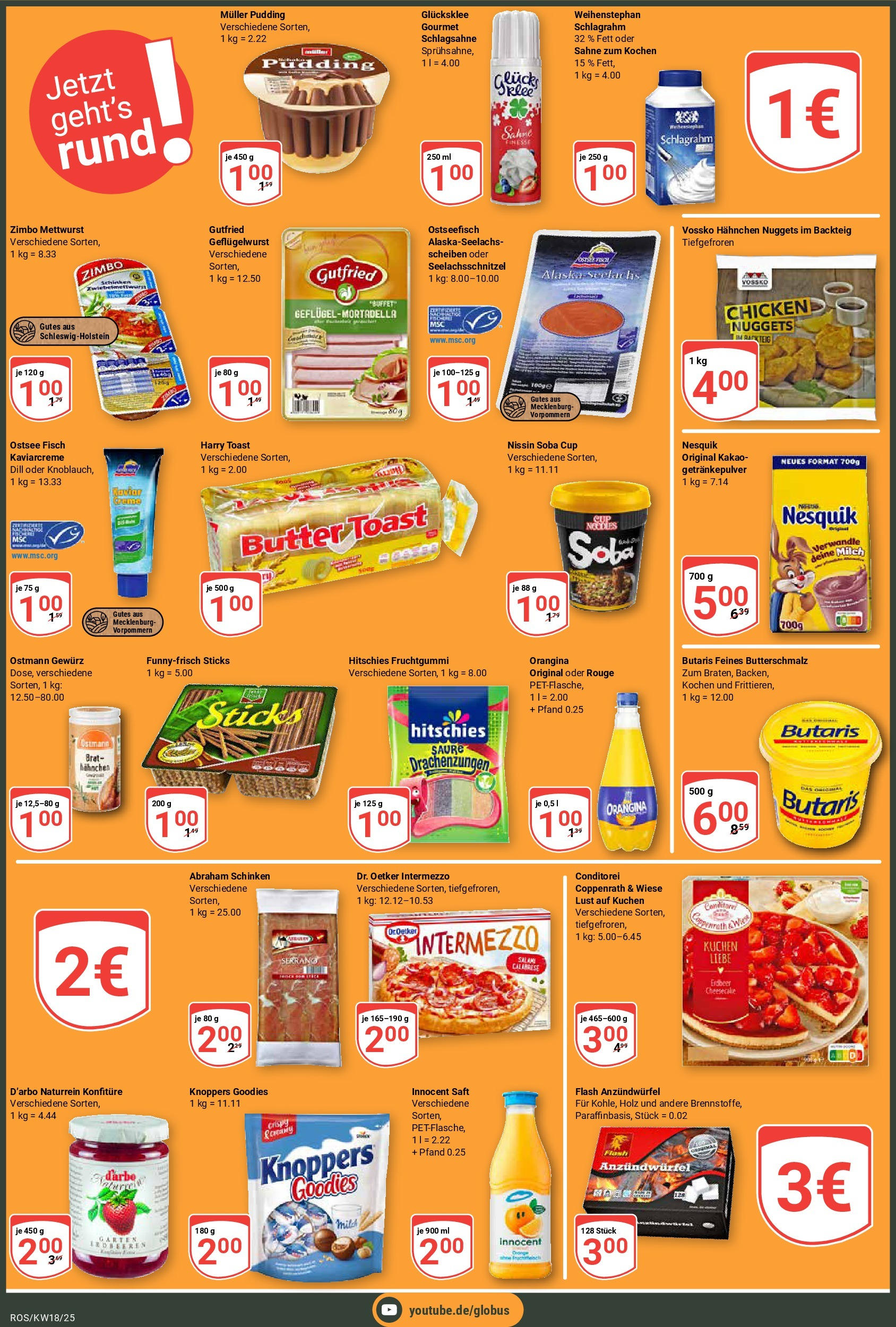 Globus - Globus: Wochenangebote (ab 27.04.2025) » Angebote online | Seite: 2 | Produkte: Butterschmalz, Milch, Toast, Dill