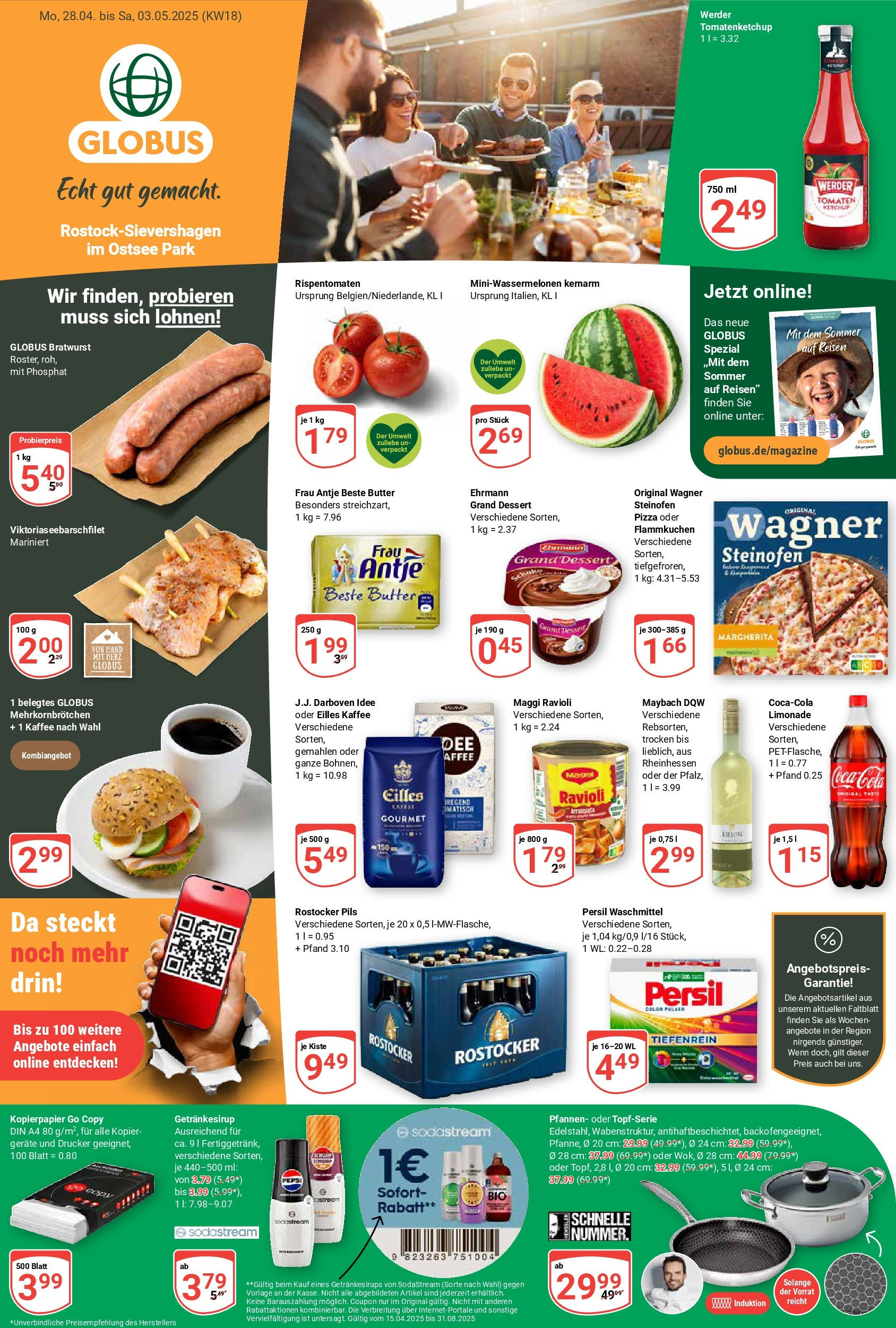 Globus - Globus: Wochenangebote (ab 27.04.2025) » Angebote online | Seite: 3 | Produkte: Maggi, Butter, Limonade, Waschmittel