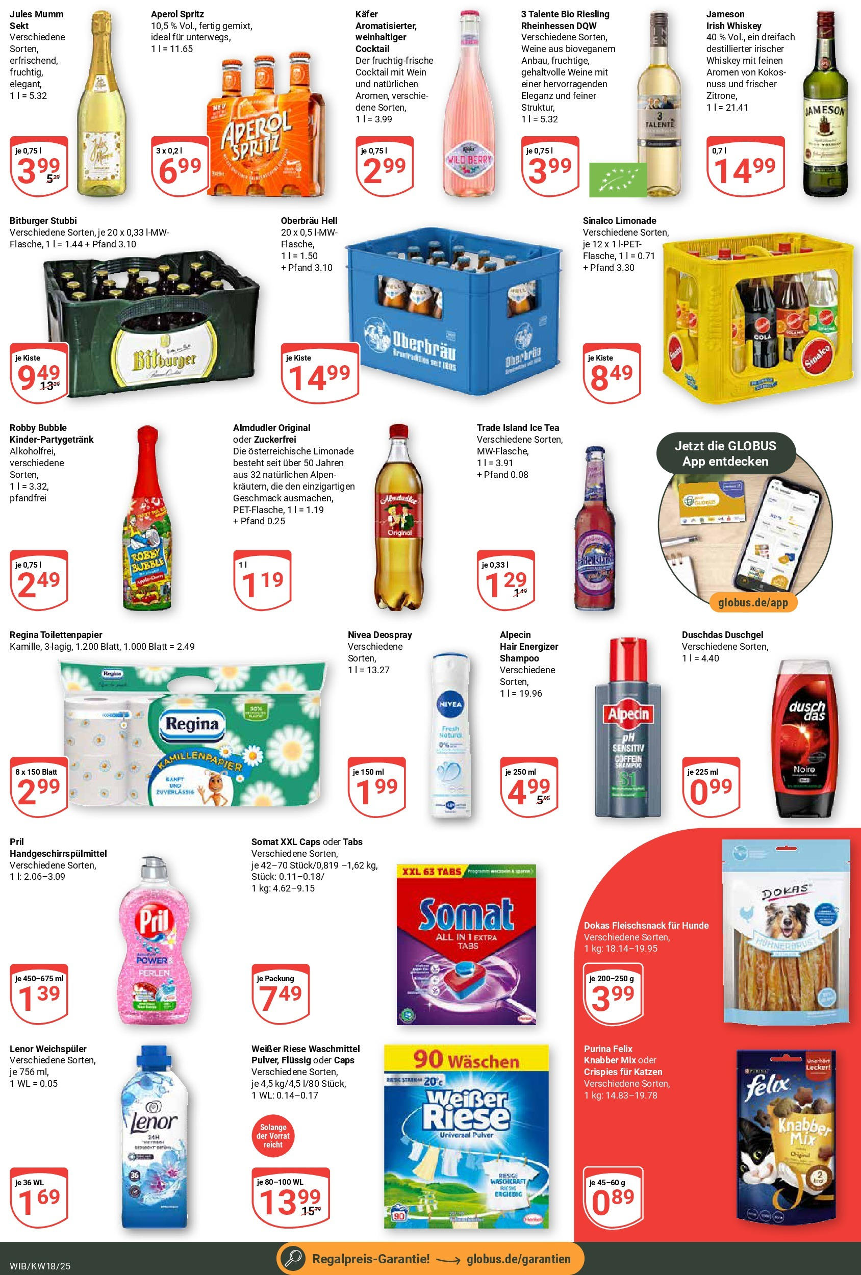 Globus - Globus: Wochenangebote (ab 27.04.2025) » Angebote online | Seite: 11 | Produkte: Deodorant, Waschmittel, Shower Gel, Wein