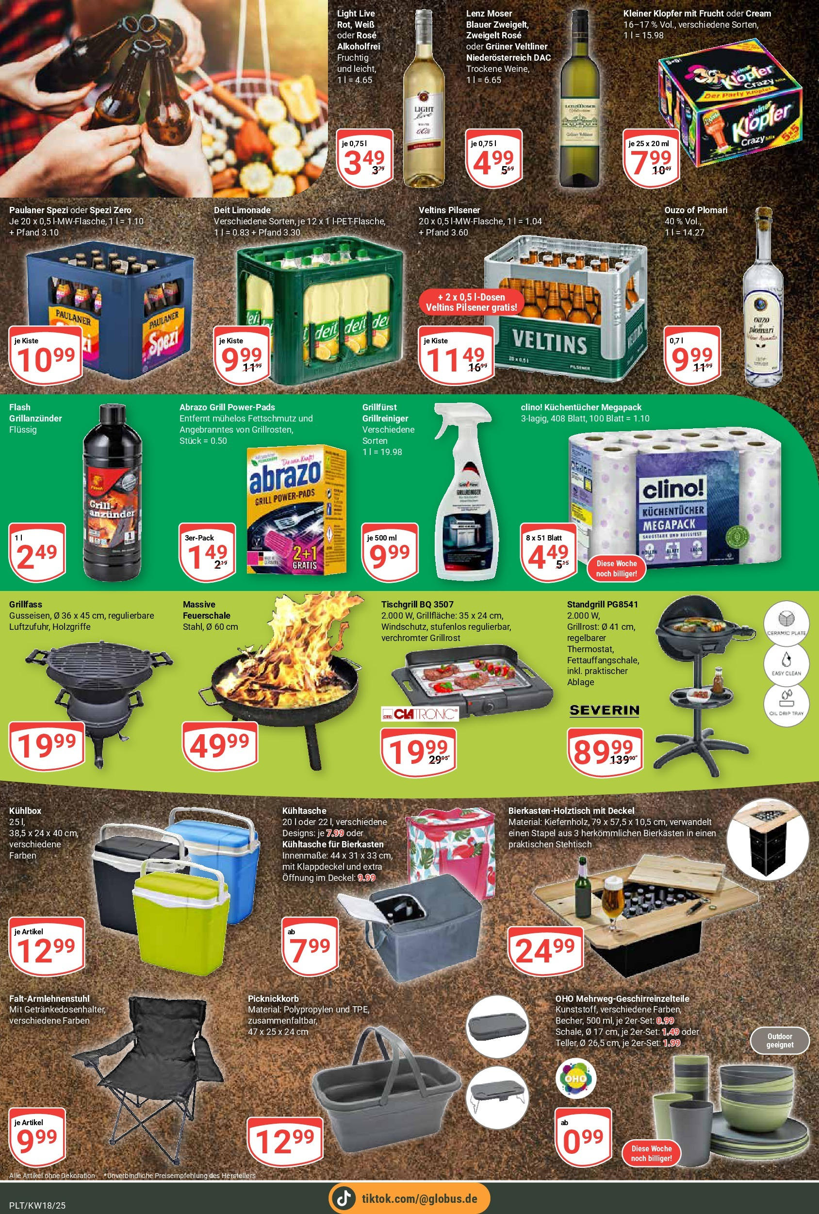 Globus - Globus: Wochenangebote (ab 27.04.2025) » Angebote ab Montag | Seite: 19 | Produkte: Grill, Paulaner spezi, Paulaner, Veltins Globus - Globus: Wochenangebote (ab 27.04.2025) » Angebote online | Seite: 19 | Produkte: Grill, Paulaner spezi, Paulaner, Veltins