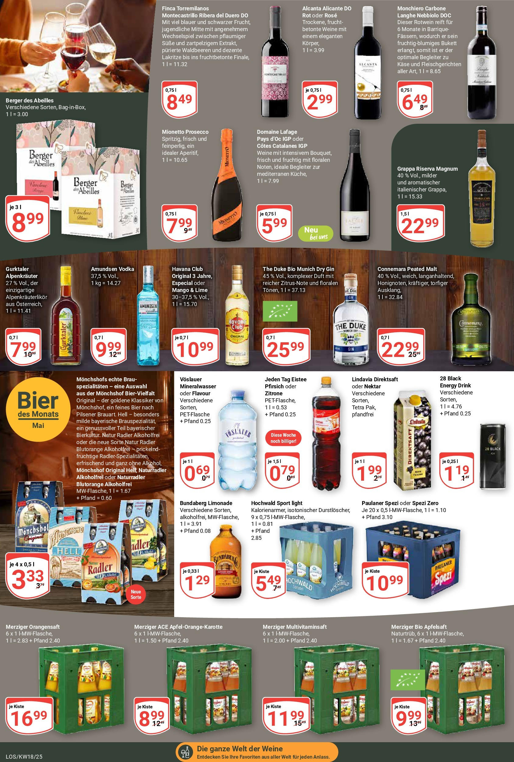 Globus - Globus: Wochenangebote (ab 27.04.2025) » Angebote online | Seite: 5 | Produkte: Havana club, Duft, Mineralwasser, Prosecco