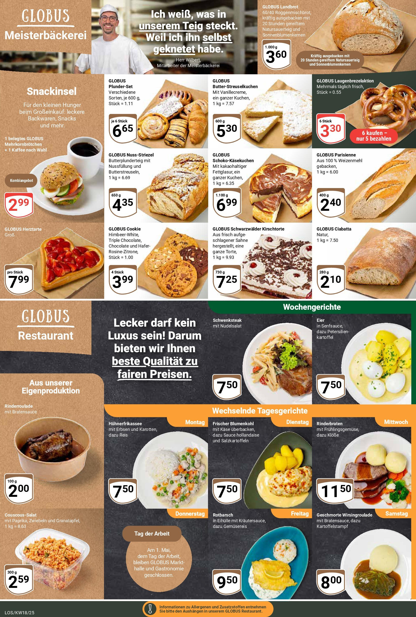 Globus - Globus: Wochenangebote (ab 27.04.2025) » Angebote online | Seite: 12 | Produkte: Weizenmehl, Reis, Steak, Sahne