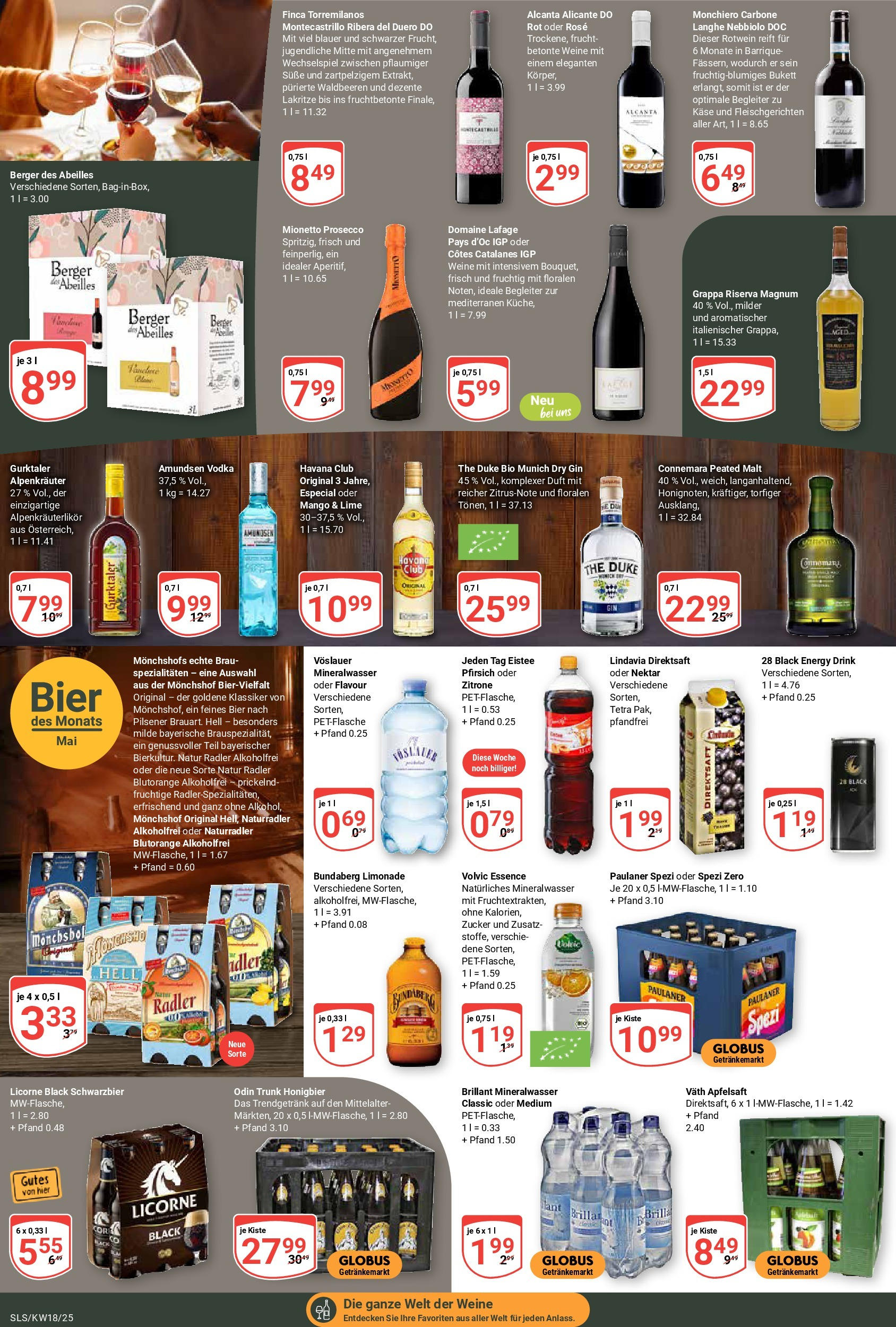 Globus - Globus: Wochenangebote (ab 27.04.2025) » Angebote ab Montag | Seite: 5 | Produkte: Havana club, Käse, Zucker, Pfirsich Globus - Globus: Wochenangebote (ab 27.04.2025) » Angebote online | Seite: 5 | Produkte: Havana club, Käse, Zucker, Pfirsich