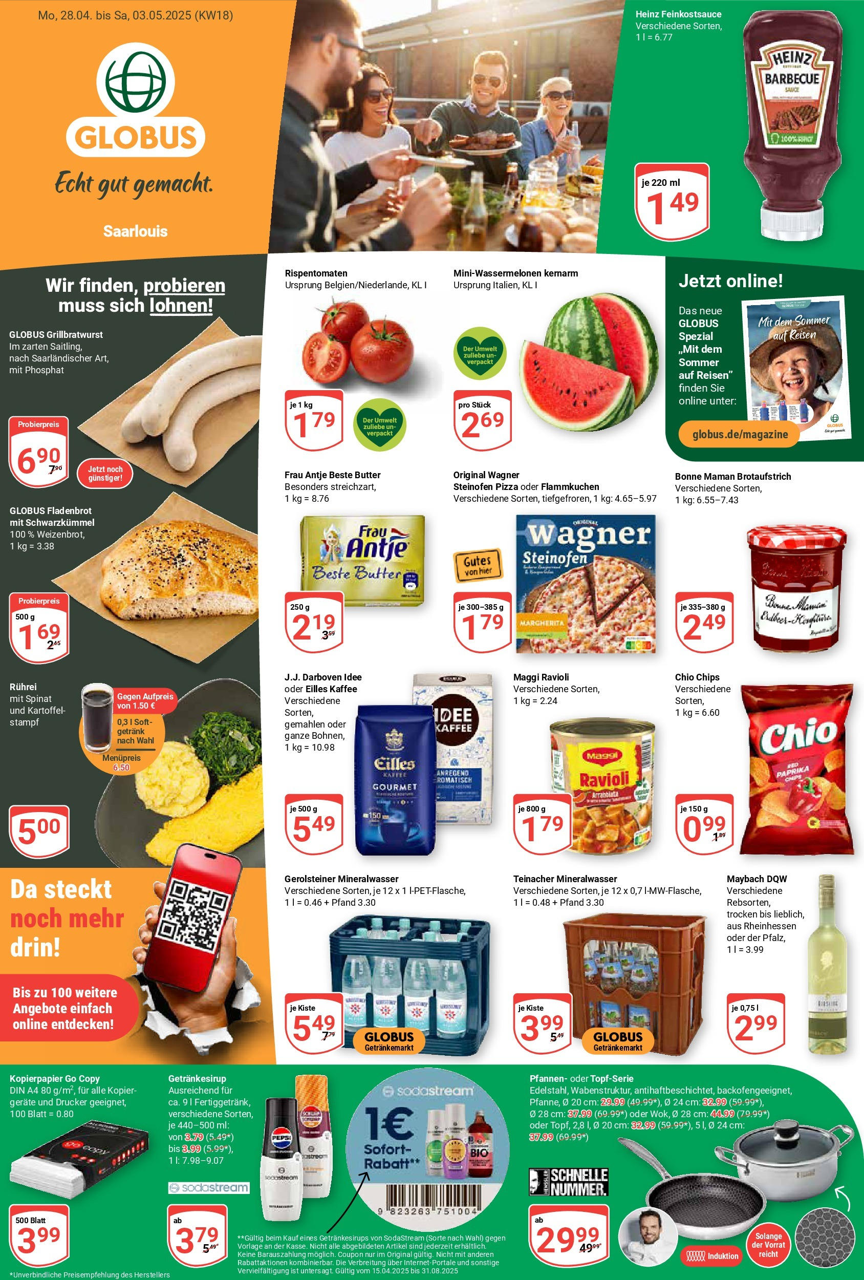 Globus - Globus: Wochenangebote (ab 27.04.2025) » Angebote ab Montag | Seite: 8 | Produkte: Maggi, Butter, Pizza, Bonne maman Globus - Globus: Wochenangebote (ab 27.04.2025) » Angebote online | Seite: 8 | Produkte: Maggi, Butter, Pizza, Bonne maman