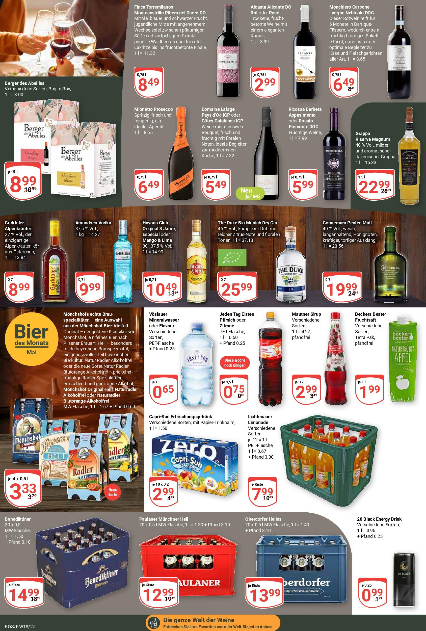 Globus - Globus: Wochenangebote (ab 27.04.2025) » Angebote online | Seite: 17 | Produkte: Duft, Limonade, Vodka, Fruchtsaft