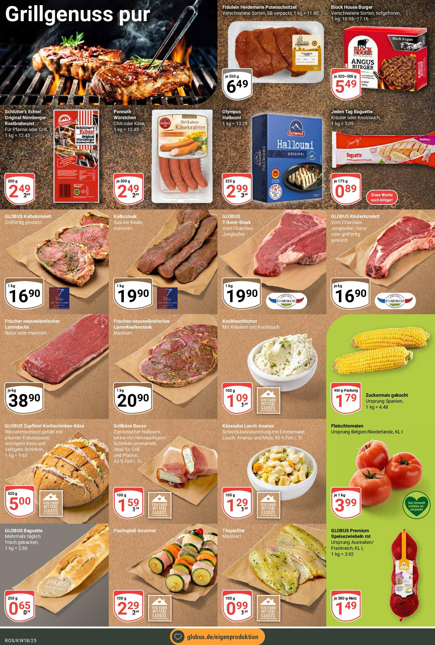 Globus - Globus: Wochenangebote (ab 27.04.2025) » Angebote online | Seite: 20 | Produkte: Grill, Käsekrainer, Ananas, Knoblauch