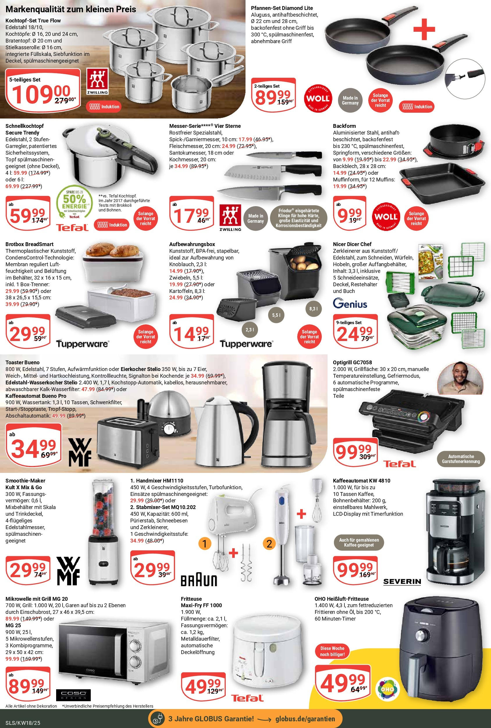 Globus - Globus: Wochenangebote (ab 27.04.2025) » Angebote ab Montag | Seite: 23 | Produkte: Mikrowelle, Toaster, Handmixer, Eierkocher Globus - Globus: Wochenangebote (ab 27.04.2025) » Angebote online | Seite: 23 | Produkte: Mikrowelle, Toaster, Handmixer, Eierkocher