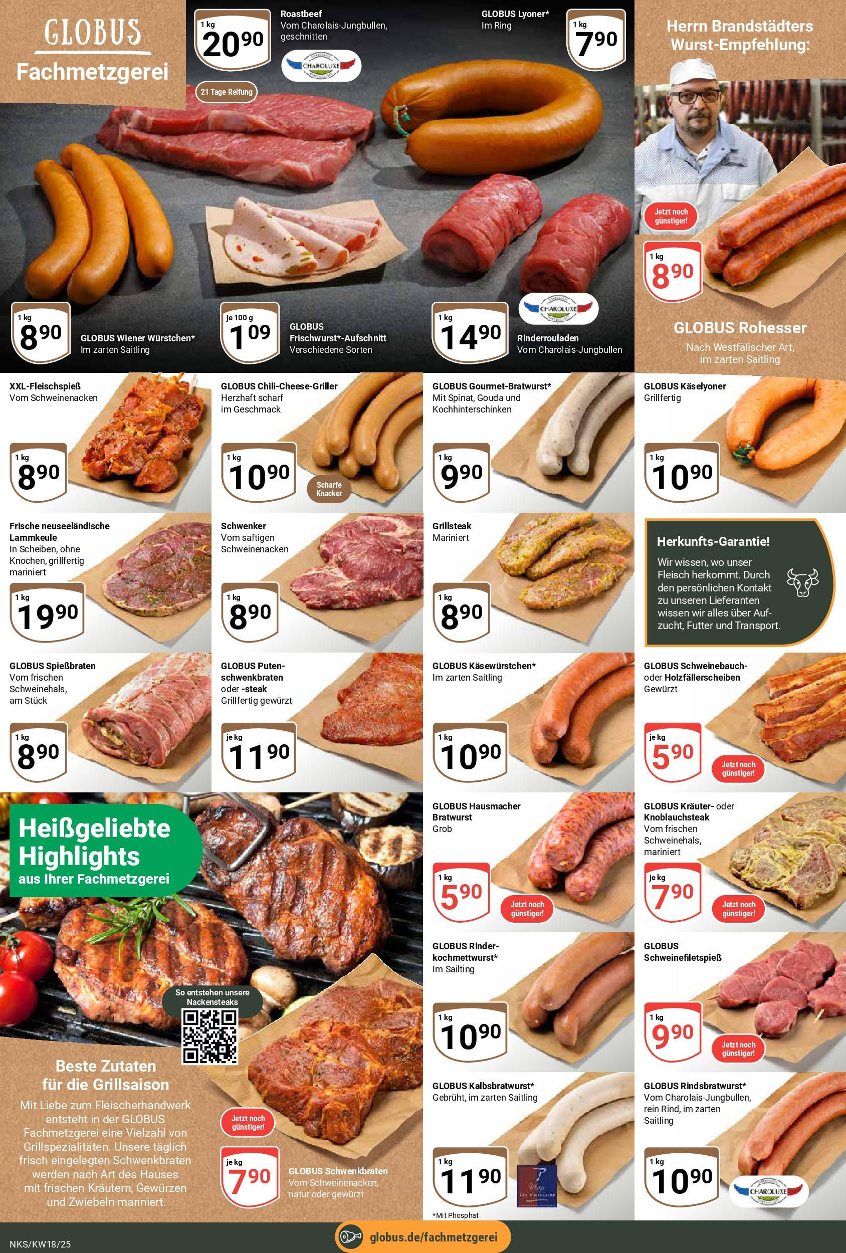 Globus - Globus: Wochenangebote (ab 27.04.2025) » Angebote online | Seite: 13 | Produkte: Lammkeule, Schweinebauch, Zwiebeln, Steak