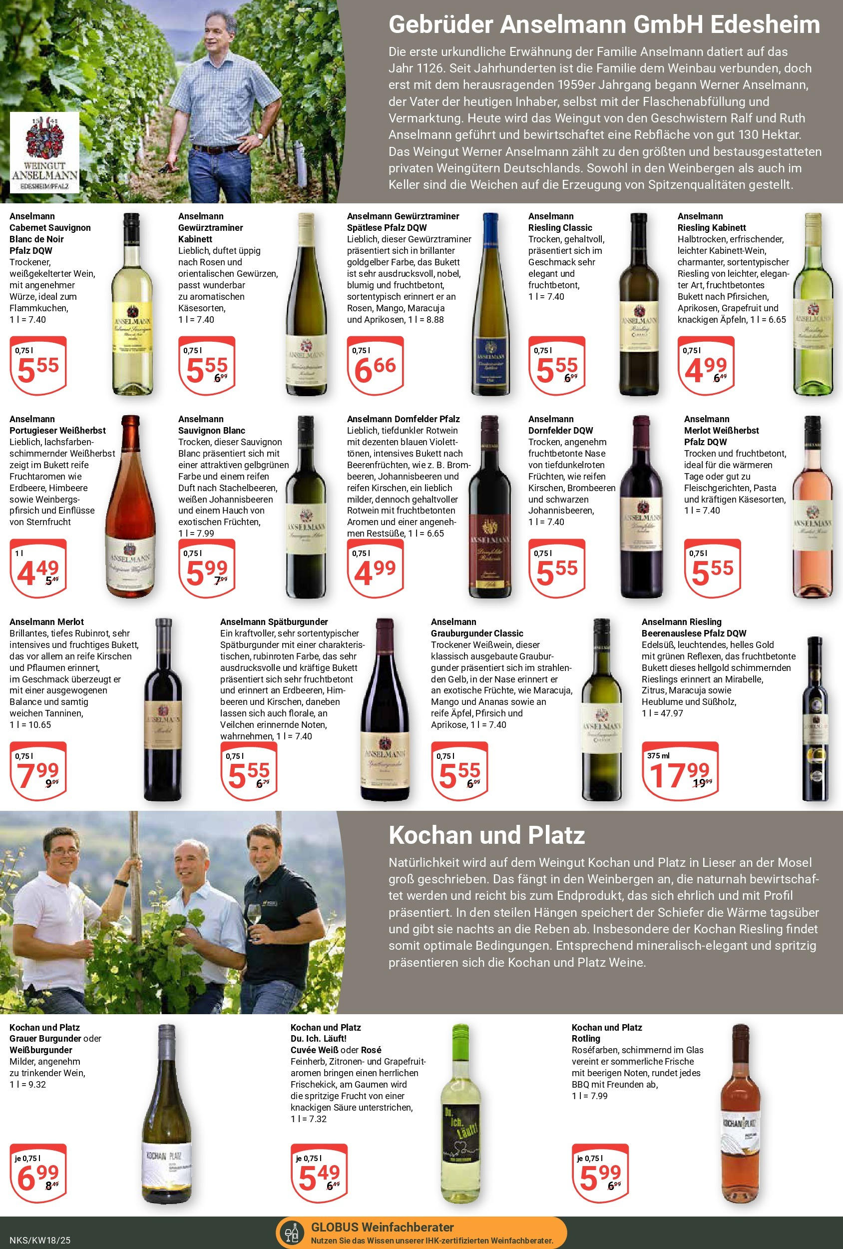 Globus - Globus: Wochenangebote (ab 27.04.2025) » Angebote online | Seite: 21 | Produkte: Rotwein, Merlot, Pfirsich, Zitronen