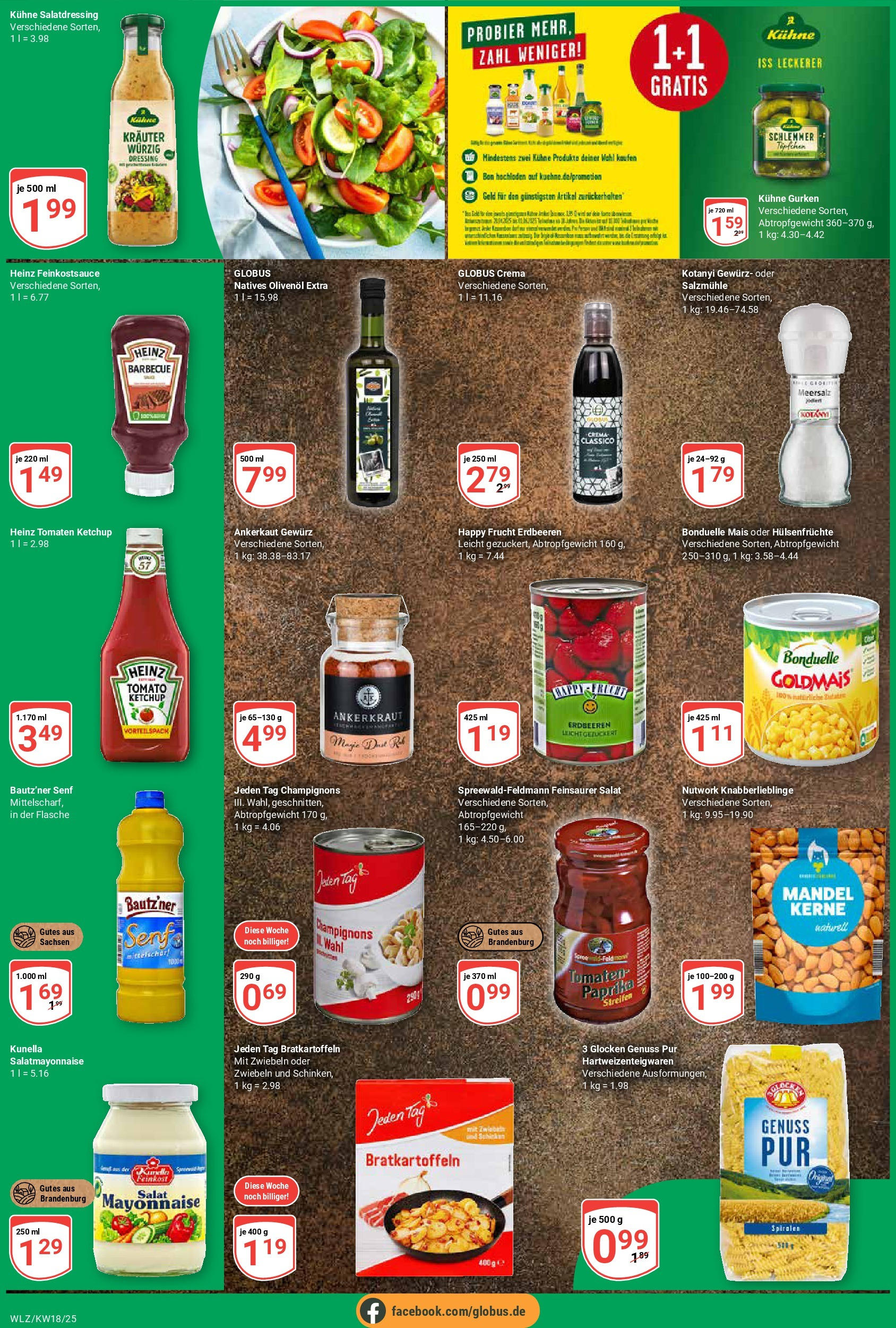Globus - Globus: Wochenangebote (ab 27.04.2025) » Angebote ab Montag | Seite: 4 | Produkte: Olivenol, Mayonnaise, Erdbeeren, Gurken Globus - Globus: Wochenangebote (ab 27.04.2025) » Angebote online | Seite: 4 | Produkte: Olivenol, Mayonnaise, Erdbeeren, Gurken