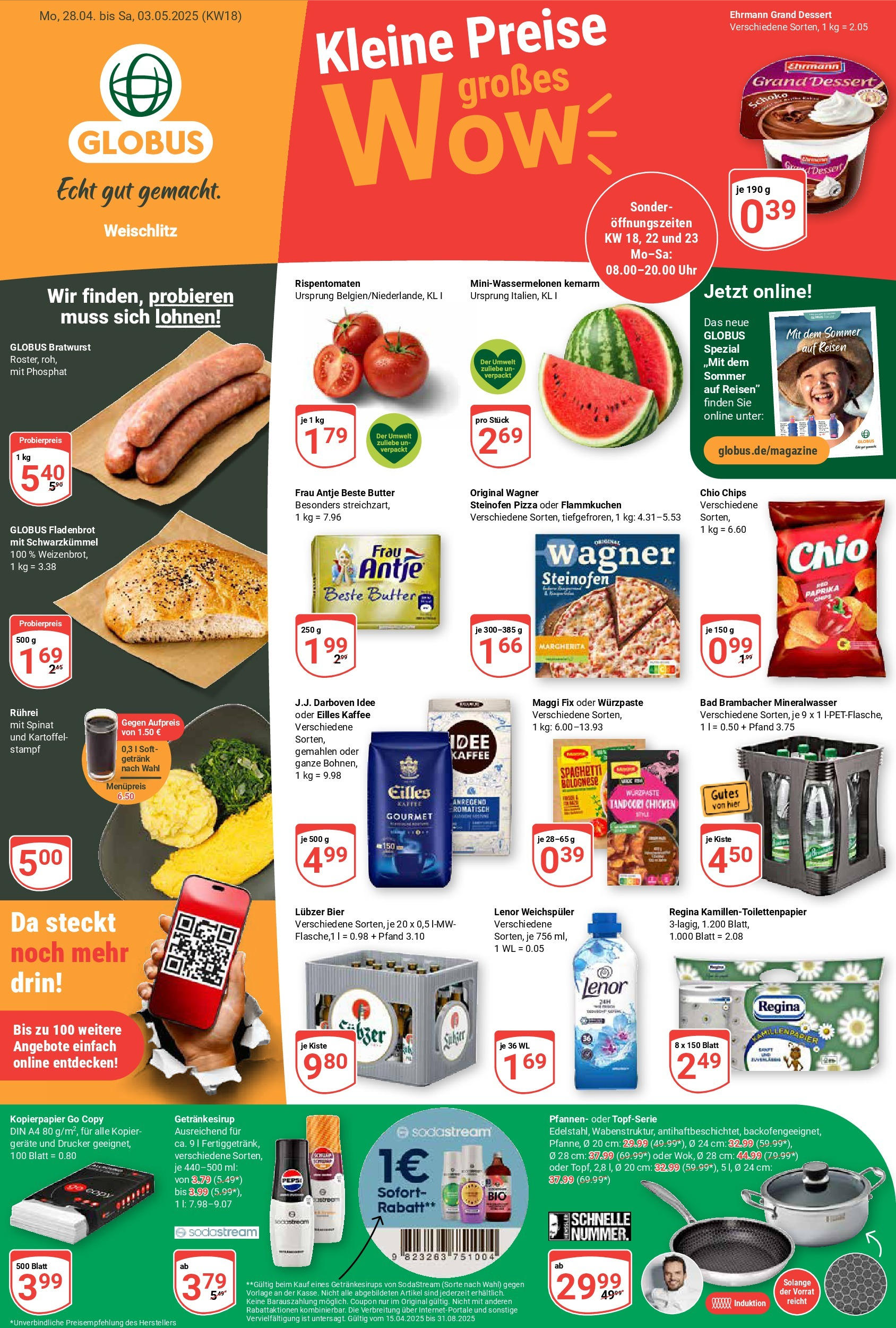 Globus - Globus: Wochenangebote (ab 27.04.2025) » Angebote ab Montag | Seite: 7 | Produkte: Ehrmann grand dessert, Bier, Maggi fix, Lubzer Globus - Globus: Wochenangebote (ab 27.04.2025) » Angebote online | Seite: 7 | Produkte: Ehrmann grand dessert, Bier, Maggi fix, Lubzer