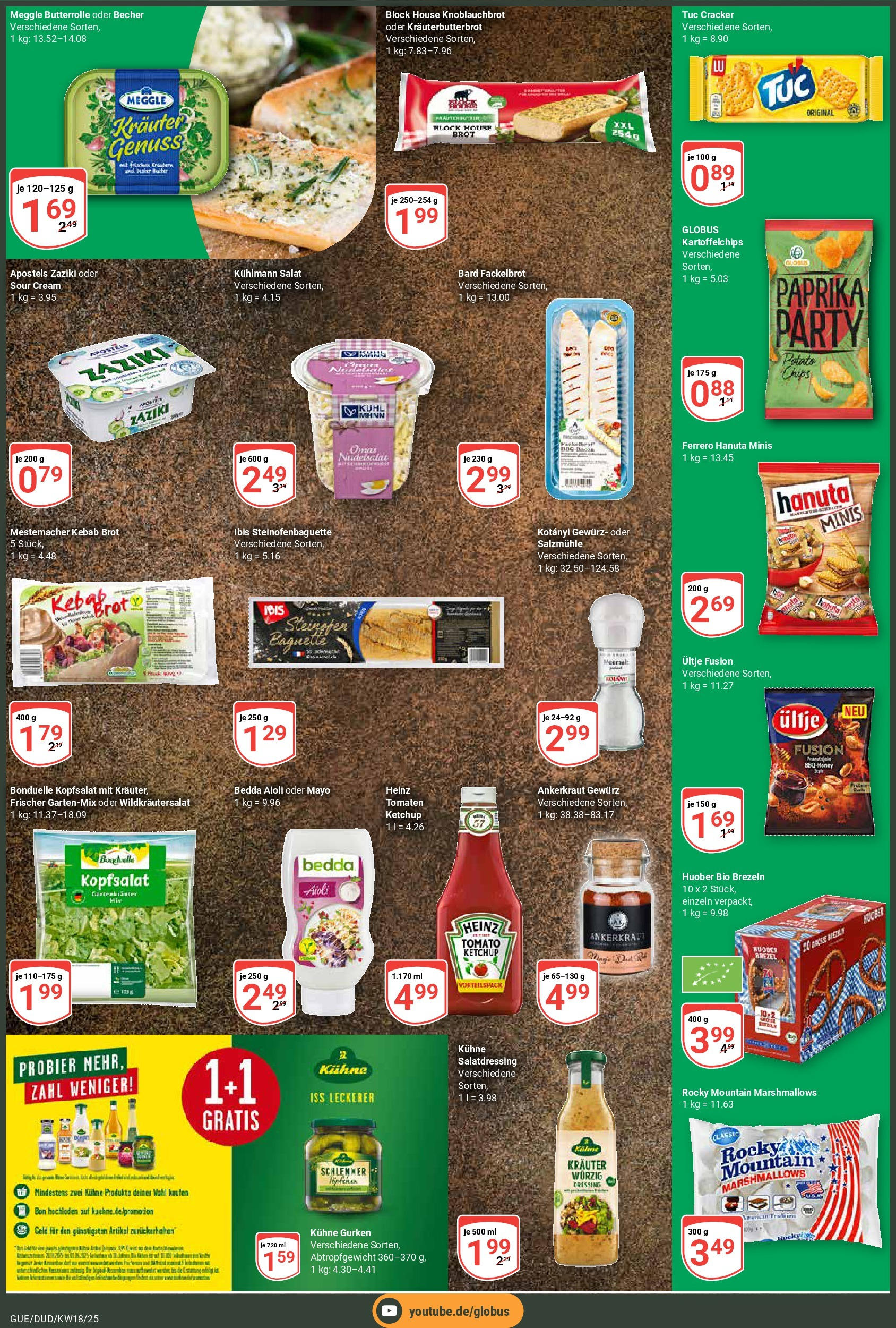 Globus - Globus: Wochenangebote (ab 27.04.2025) » Angebote ab Montag | Seite: 3 | Produkte: Dressing, Tomaten, Paprika, Brot Globus - Globus: Wochenangebote (ab 27.04.2025) » Angebote online | Seite: 3 | Produkte: Dressing, Tomaten, Paprika, Brot