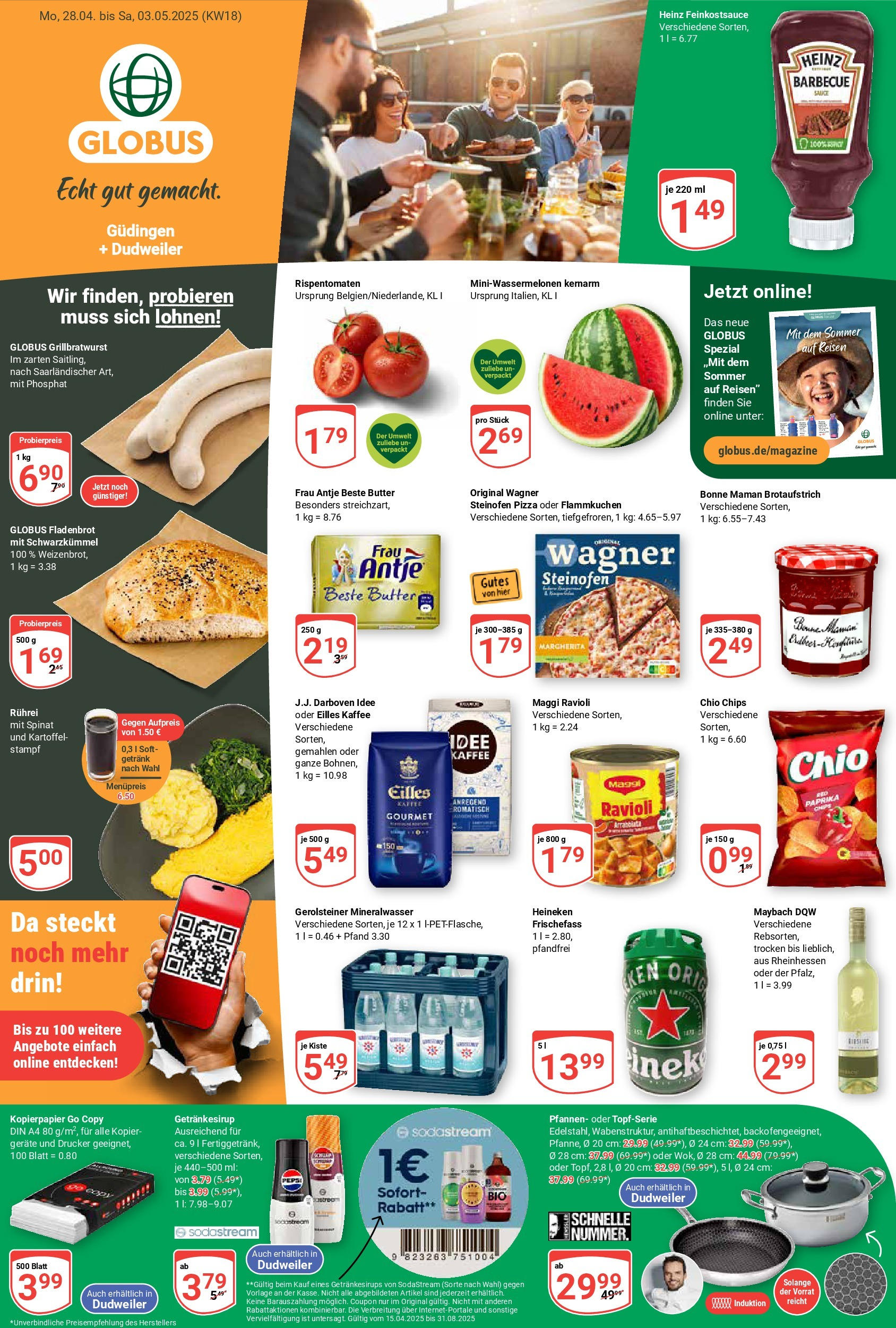 Globus - Globus: Wochenangebote (ab 27.04.2025) » Angebote ab Montag | Seite: 7 | Produkte: Paprika, Chips, Bonne maman, Sodastream Globus - Globus: Wochenangebote (ab 27.04.2025) » Angebote online | Seite: 7 | Produkte: Paprika, Chips, Bonne maman, Sodastream