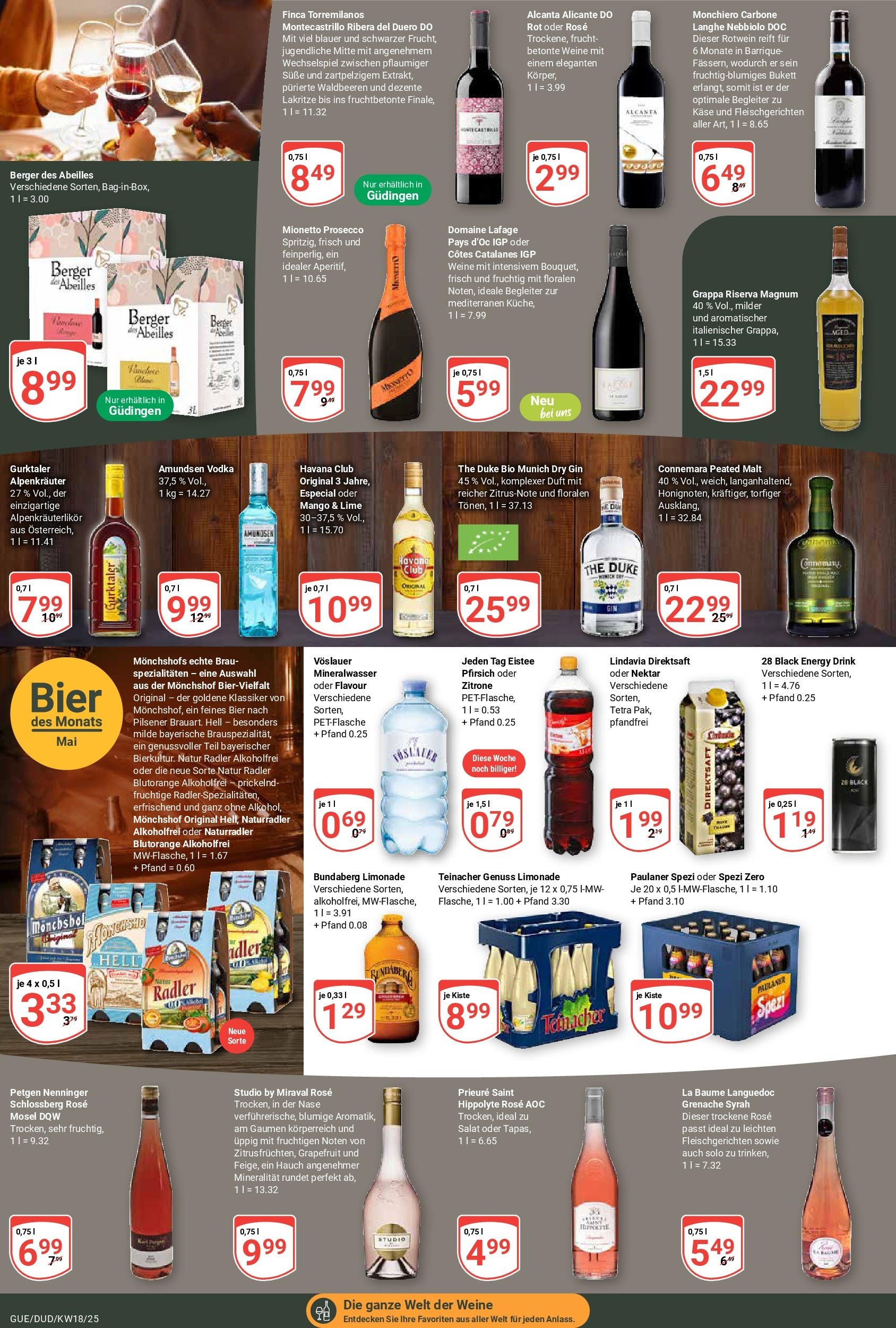 Globus - Globus: Wochenangebote (ab 27.04.2025) » Angebote ab Montag | Seite: 18 | Produkte: Limonade, Mineralwasser, Vodka, Salat Globus - Globus: Wochenangebote (ab 27.04.2025) » Angebote online | Seite: 18 | Produkte: Limonade, Mineralwasser, Vodka, Salat