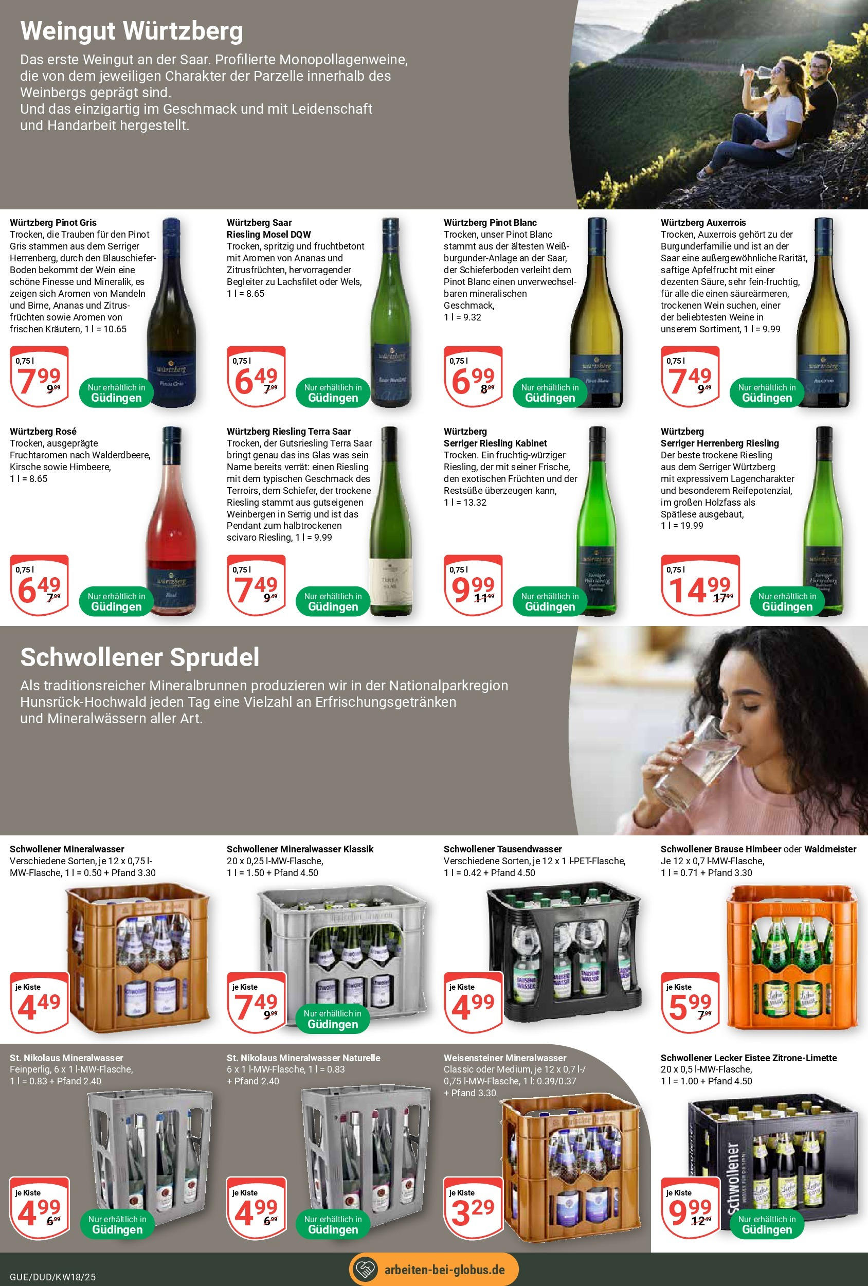 Globus - Globus: Wochenangebote (ab 27.04.2025) » Angebote ab Montag | Seite: 20 | Produkte: Trauben, Ananas, Mineralwasser, Wein Globus - Globus: Wochenangebote (ab 27.04.2025) » Angebote online | Seite: 20 | Produkte: Trauben, Ananas, Mineralwasser, Wein