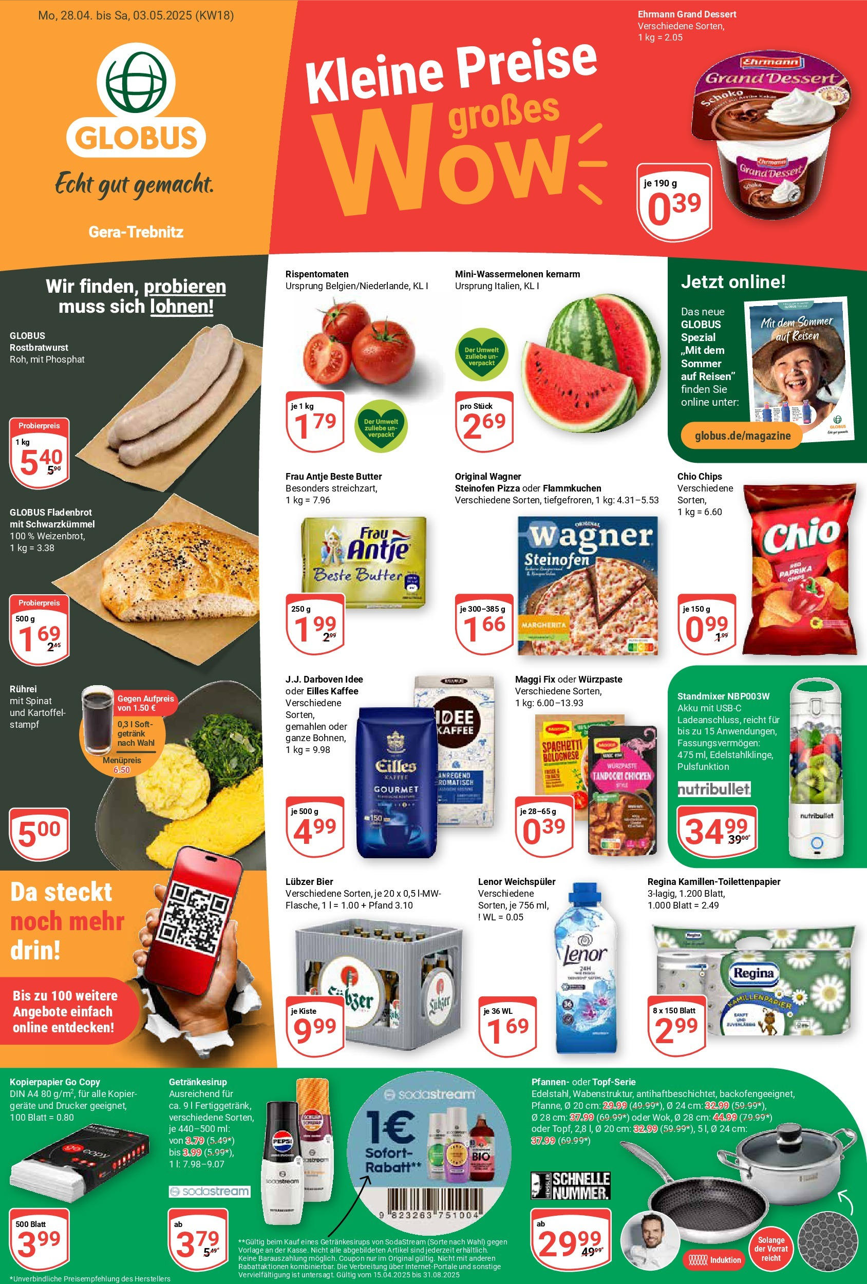 Globus - Globus: Wochenangebote (ab 27.04.2025) » Angebote online | Seite: 7 | Produkte: Lenor, Maggi, Chips, Lubzer