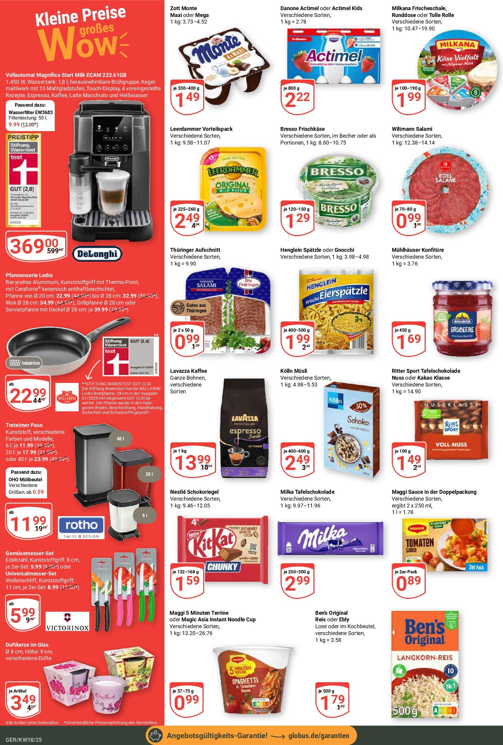 Globus - Globus: Wochenangebote (ab 27.04.2025) » Angebote online | Seite: 8 | Produkte: Kaffee, Milkana, Milka, Bresso