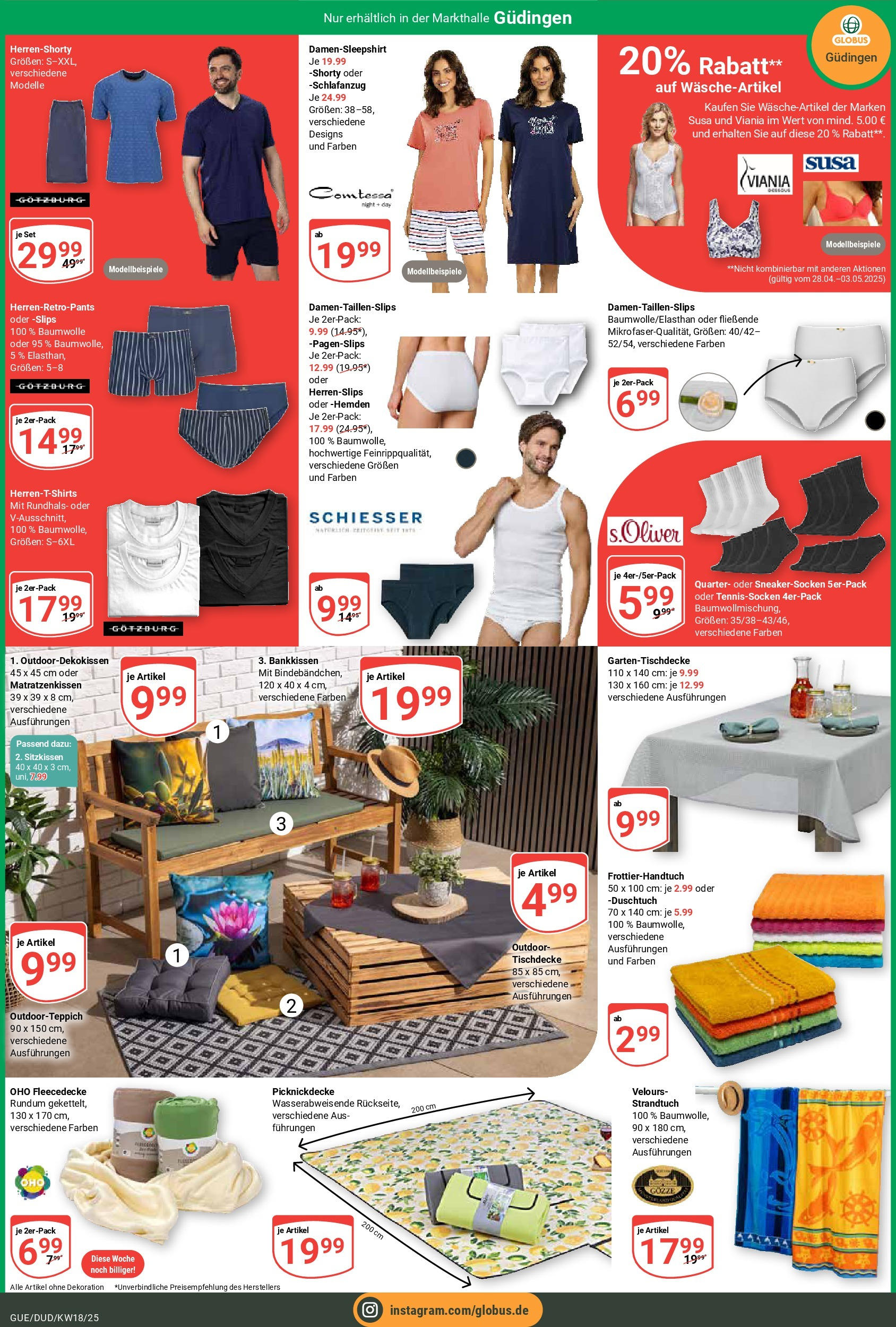 Globus - Globus: Wochenangebote (ab 27.04.2025) » Angebote ab Montag | Seite: 26 | Produkte: T-Shirt, Strandtuch Globus - Globus: Wochenangebote (ab 27.04.2025) » Angebote online | Seite: 26 | Produkte: T-Shirt, Strandtuch