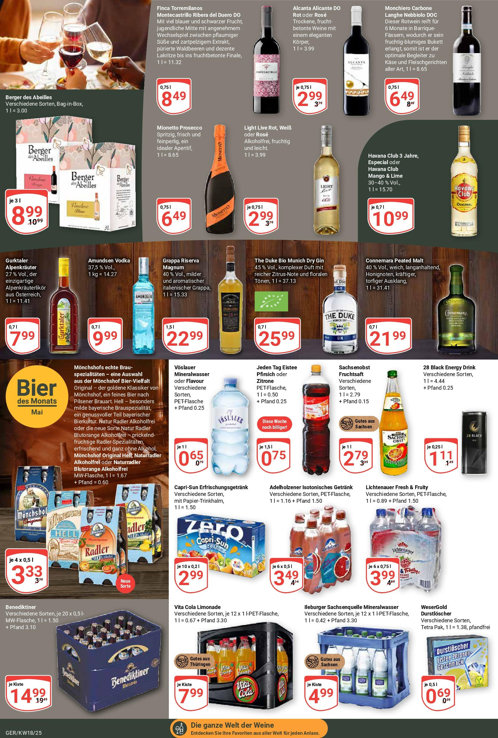Globus - Globus: Wochenangebote (ab 27.04.2025) » Angebote online | Seite: 20 | Produkte: Rotwein, Mango, Vita cola, Fruchtsaft