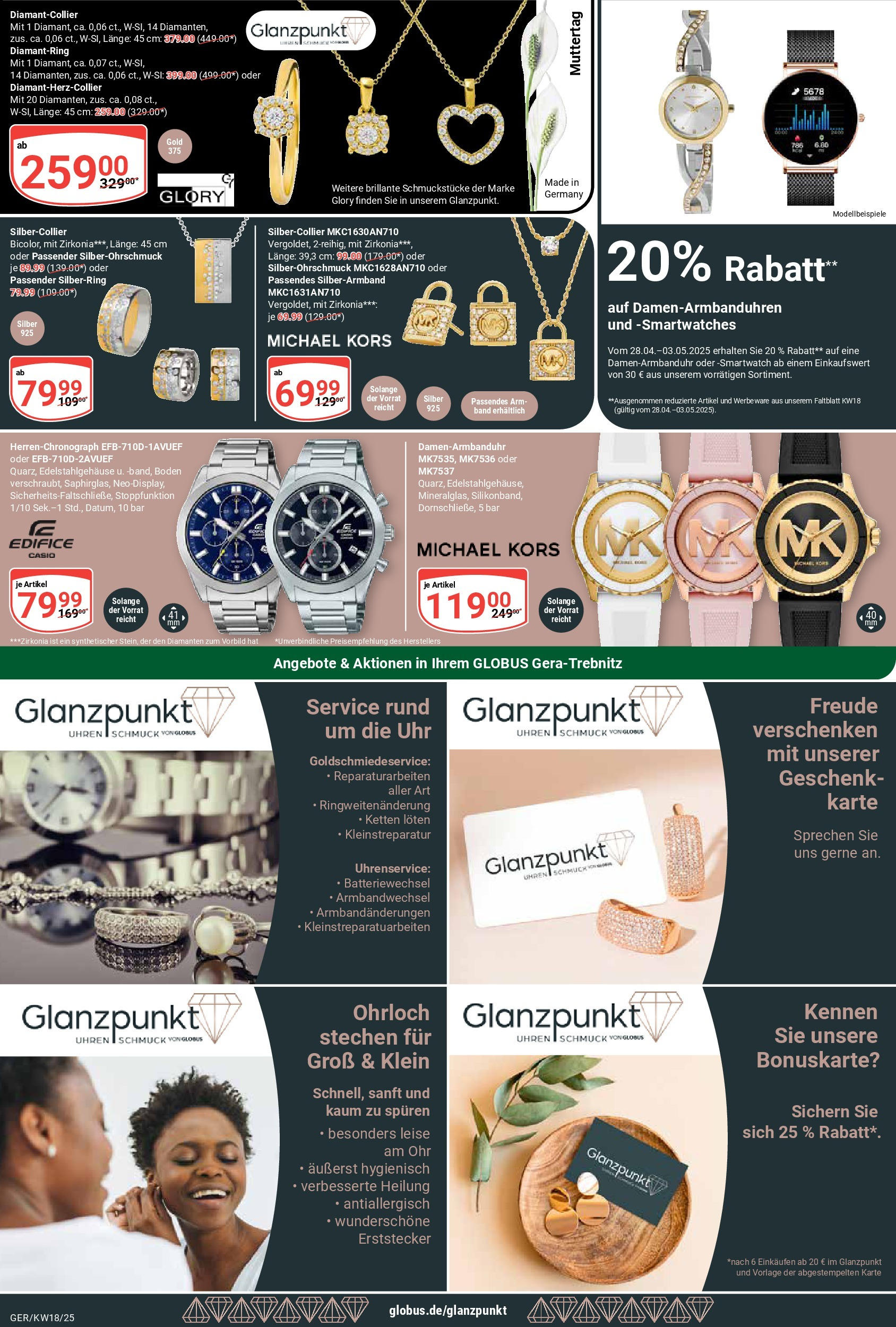 Globus - Globus: Wochenangebote (ab 27.04.2025) » Angebote online | Seite: 25 | Produkte: Smartwatch, Uhr
